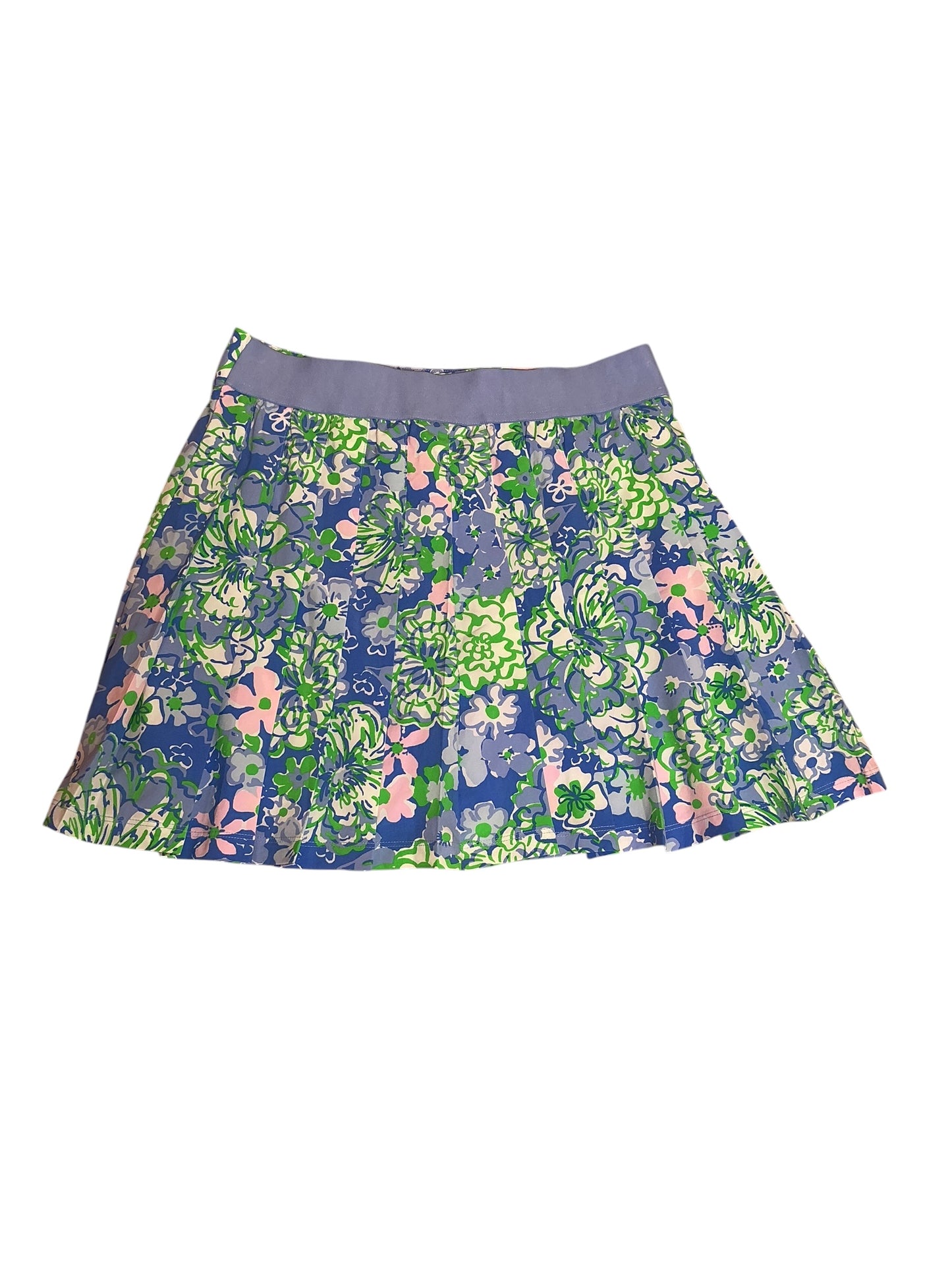 Lilly Pulitzer NWT Latitude High Rise Skort Sunwashed Blue Plumes In Bloom - Size 0