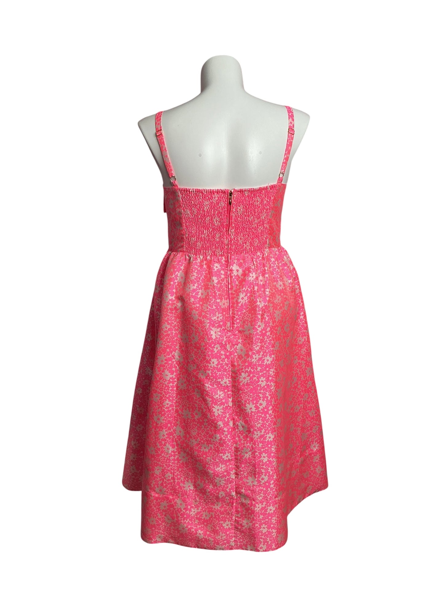 Lilly Pulitzer- NWT Ellara Jaquard Midi Dress Roxy Pink Baby Blues Size 14
