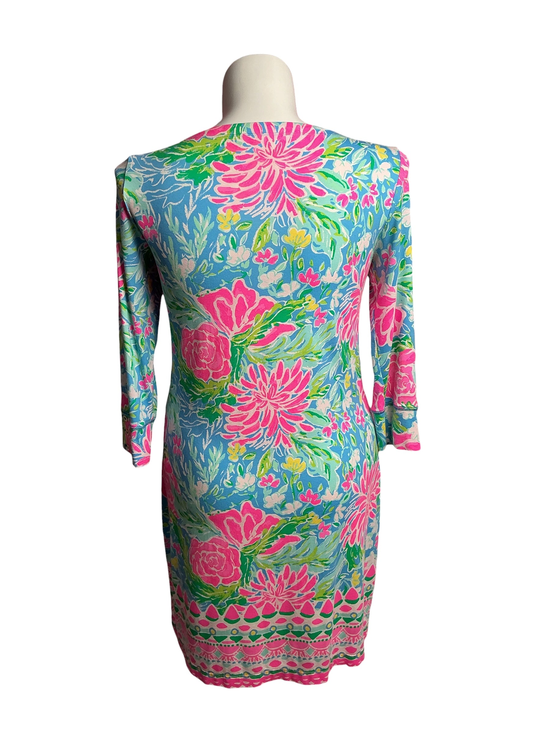 Lilly Pulitzer- Sophie Dress Zanzibar Blue Bunny Business Size L