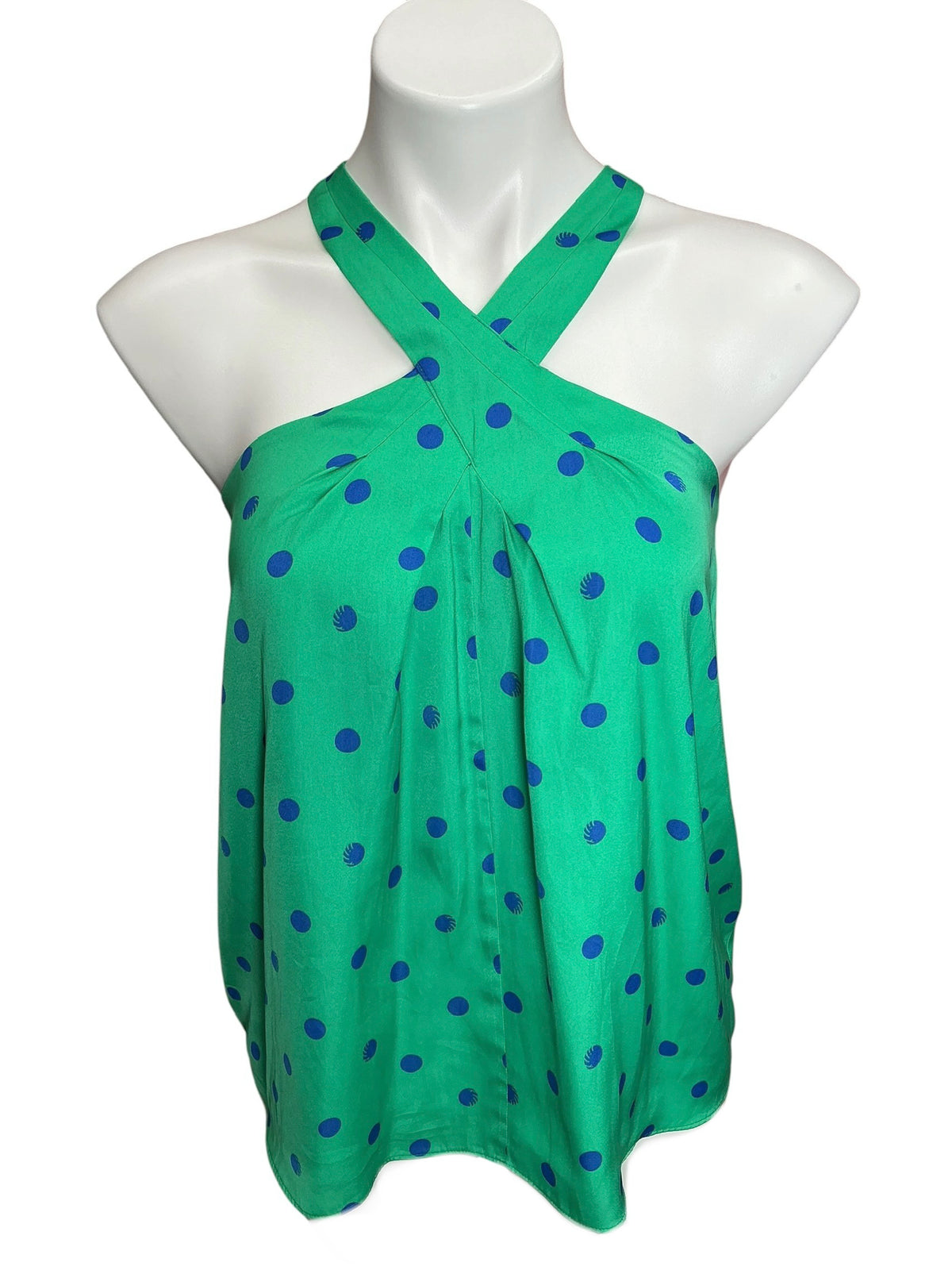Lilly Pulitzer Rori Halter Top Botanical Green Hotter Spot - Size S