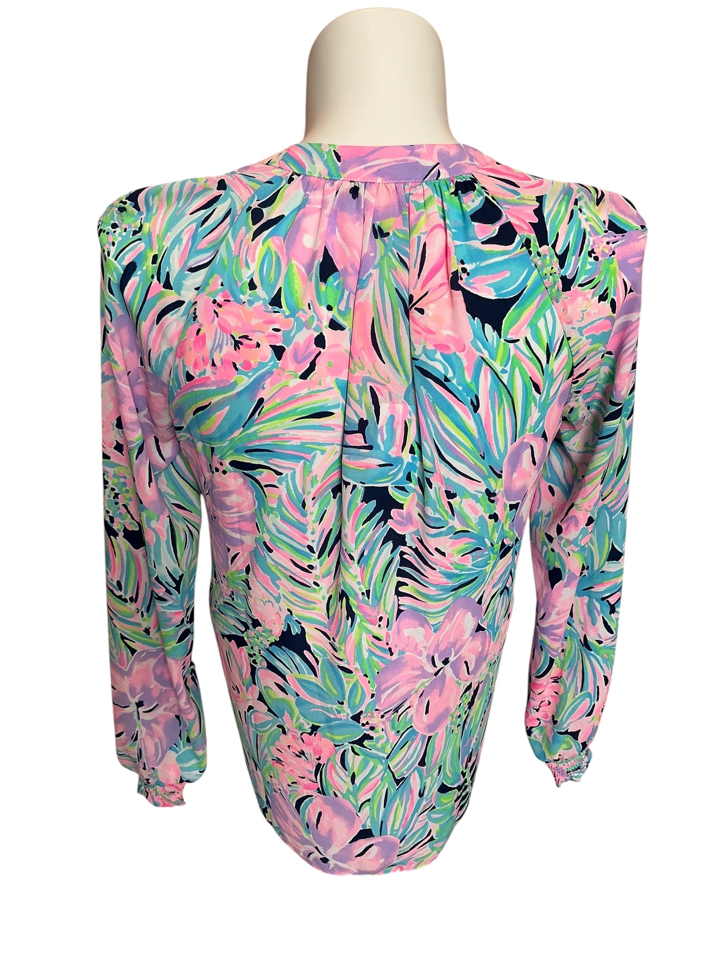 Lilly Pulitzer NWT Angelika Top Multi Bermudaful - Size M