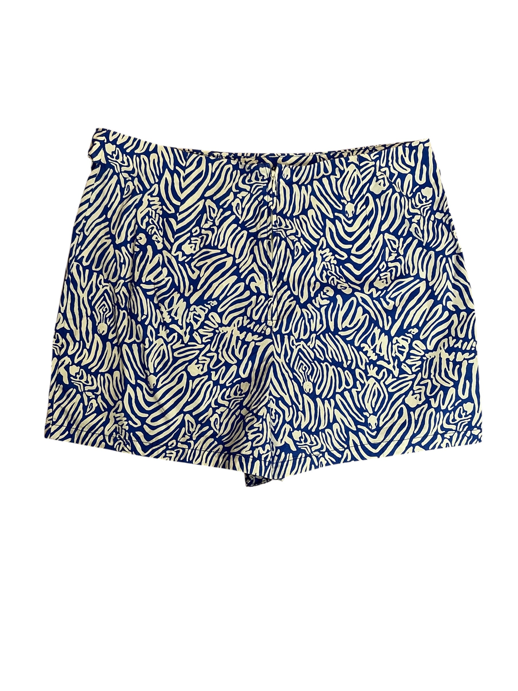 Lilly Pulitzer Alysia Mini Skort Martinique Blue Zee Bebe - Size 16