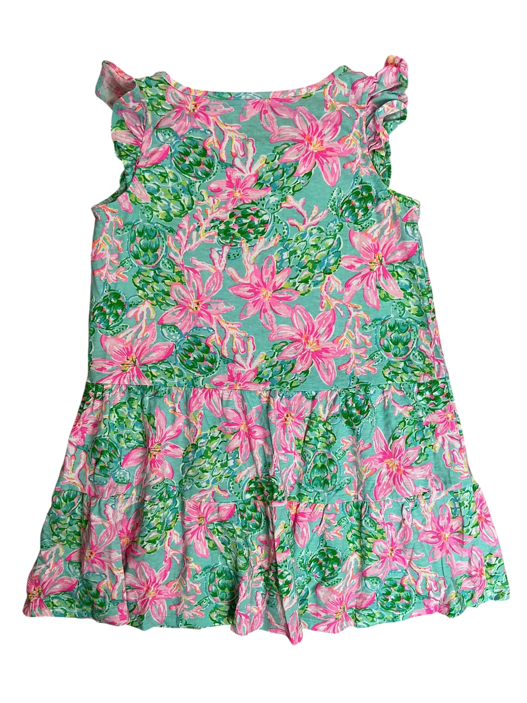 Lilly Pulitzer Kids Girls Mini Brynn Dress So Shellegant - Size M 6-7