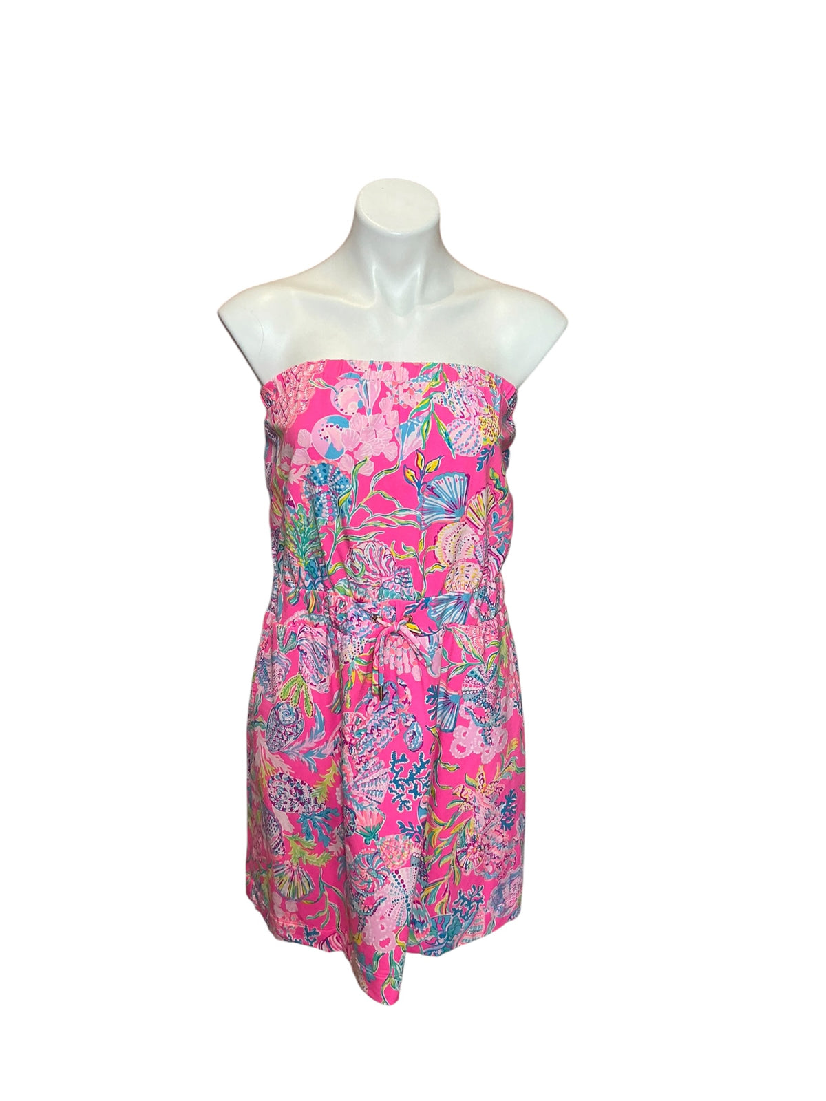 Lilly Pulitzer Larch Cover-Up / Dress Pink Isle Shell Me Something Good - Size XL