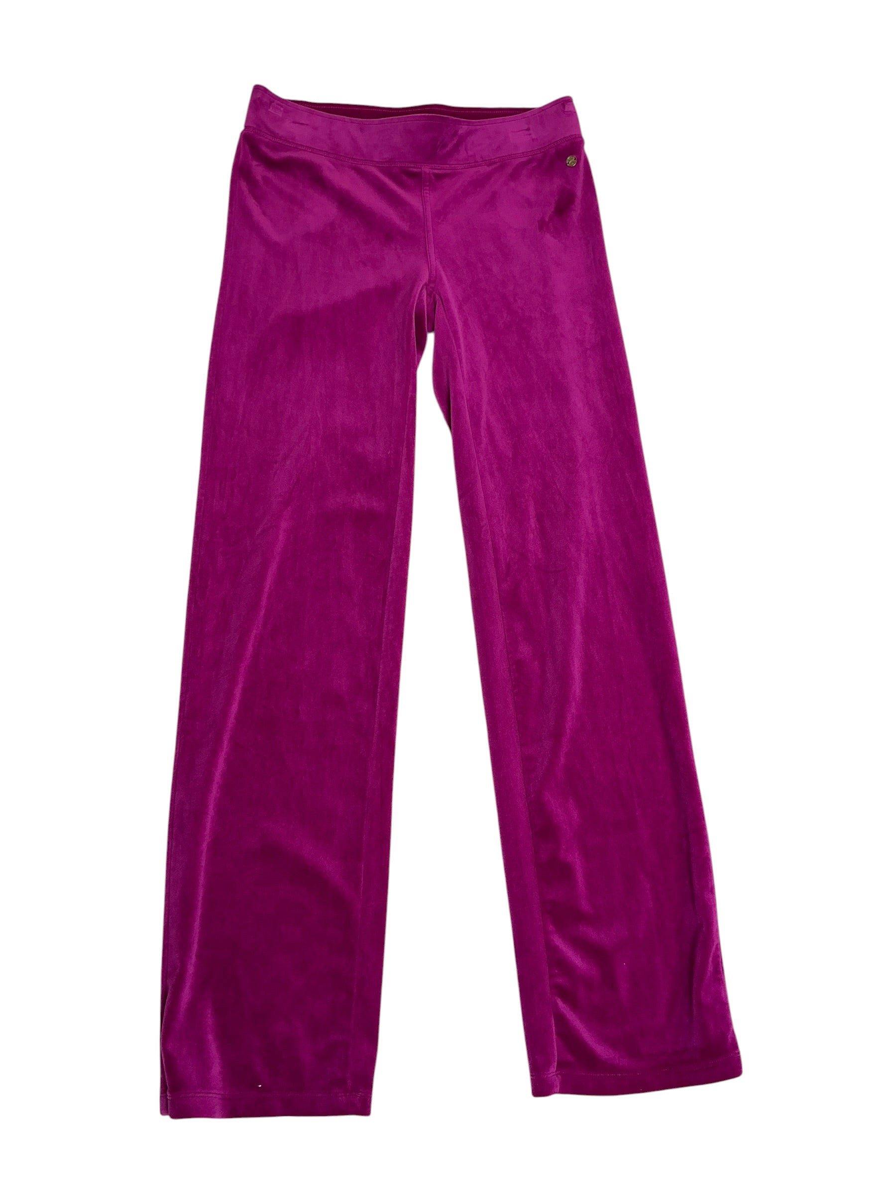Lilly Pulitzer Dorsey Velour Pant Bordeaux Berry - Size S