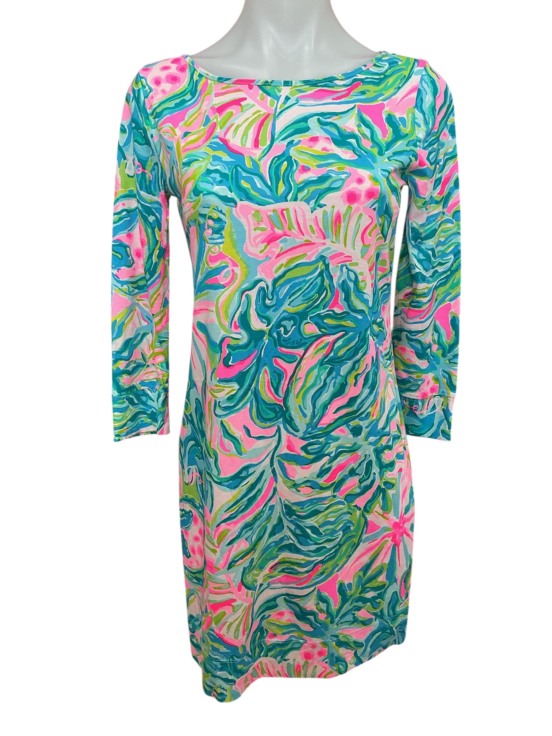 Lilly Pulitzer Marlowe T-Shirt Dress Island Time - Size XS