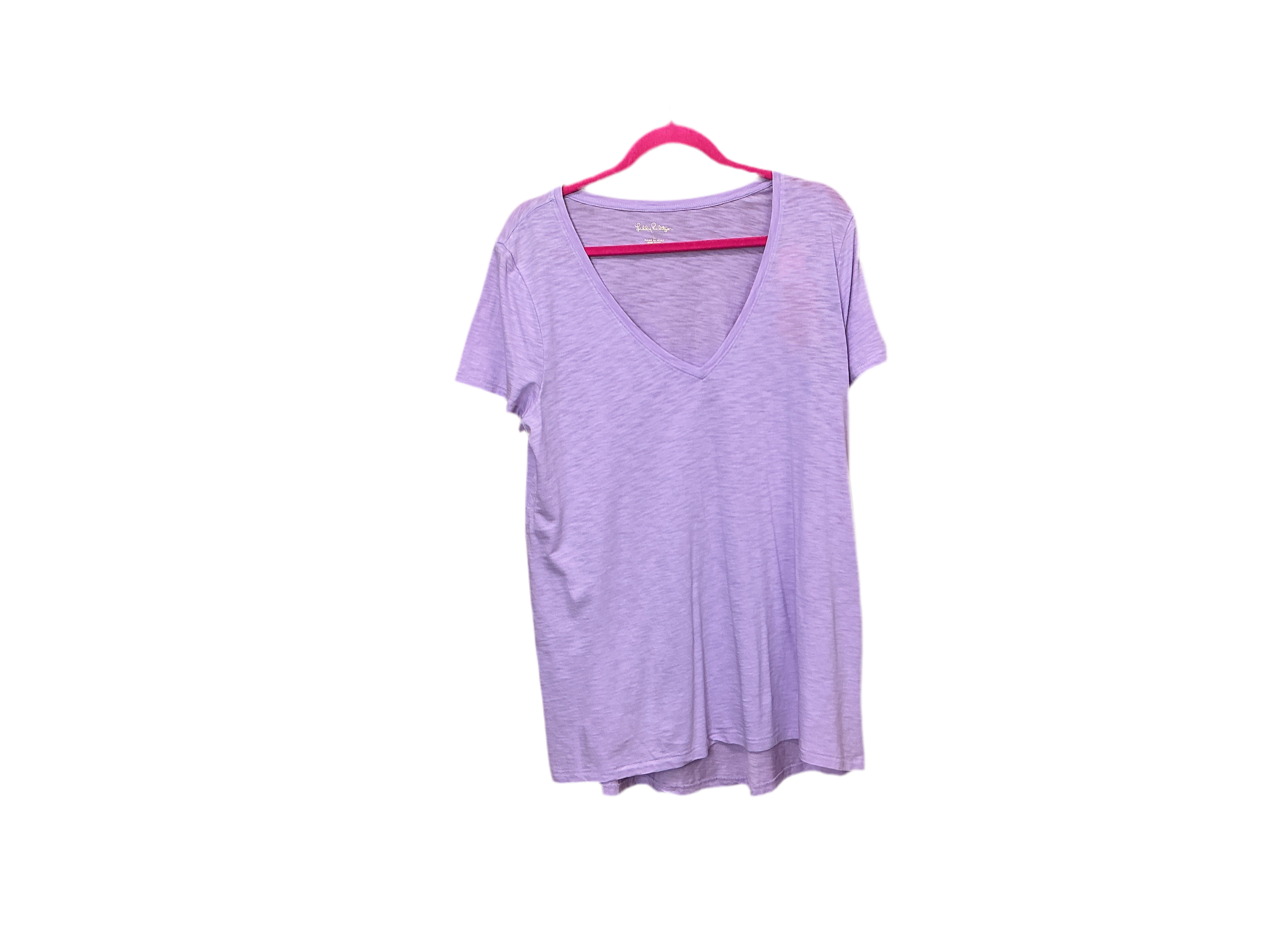 Lilly Pulitzer NWT Etta V-Neck Purple Iris - Size L