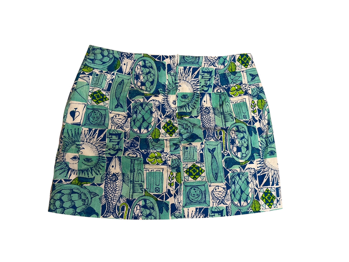 Lilly Pulitzer Michelina Mini Skort Mint Condition Harlillyquin - Size 0