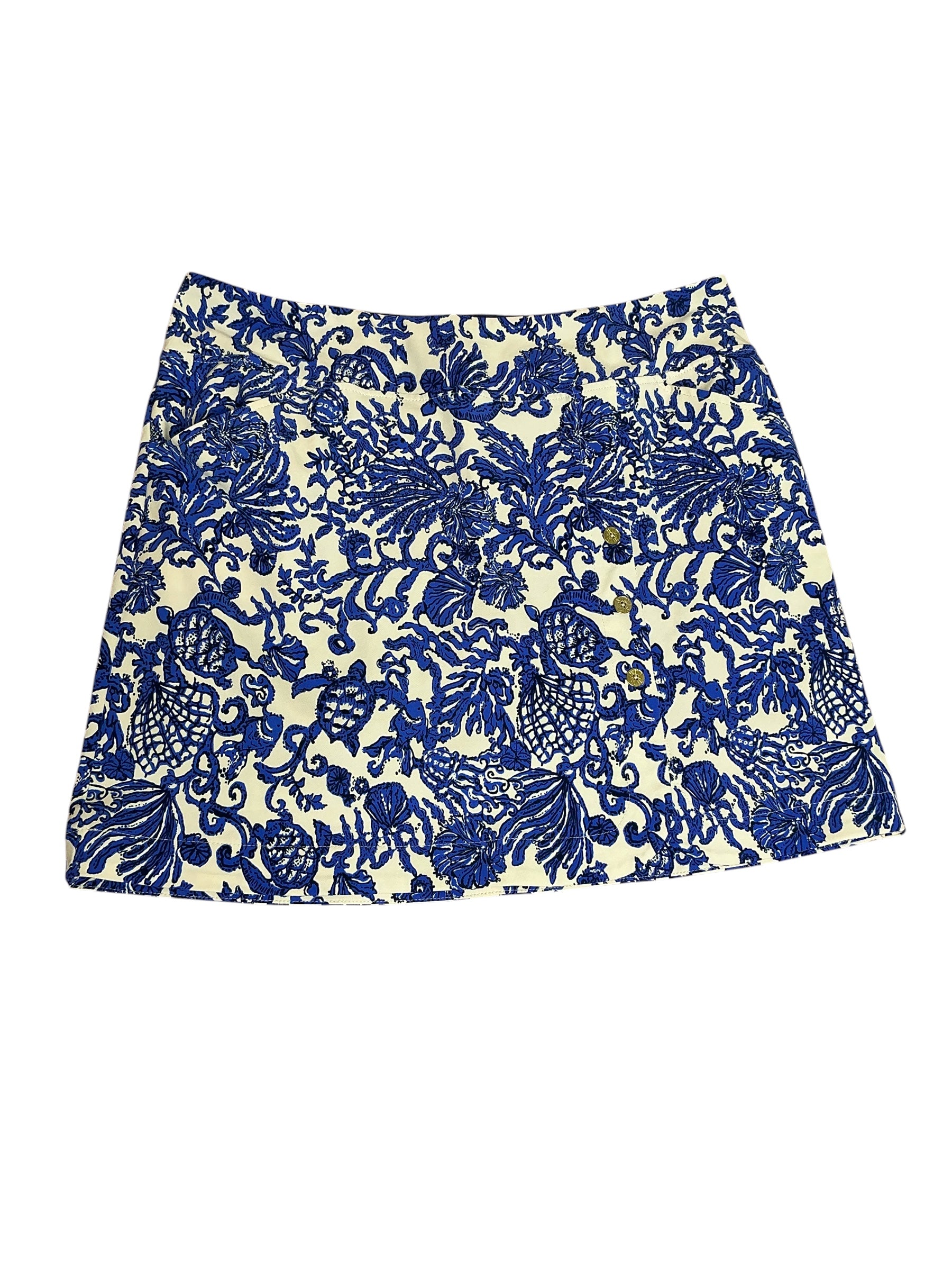 Lilly Pulitzer Monica Skort Coconut Ride With Me - Size 16