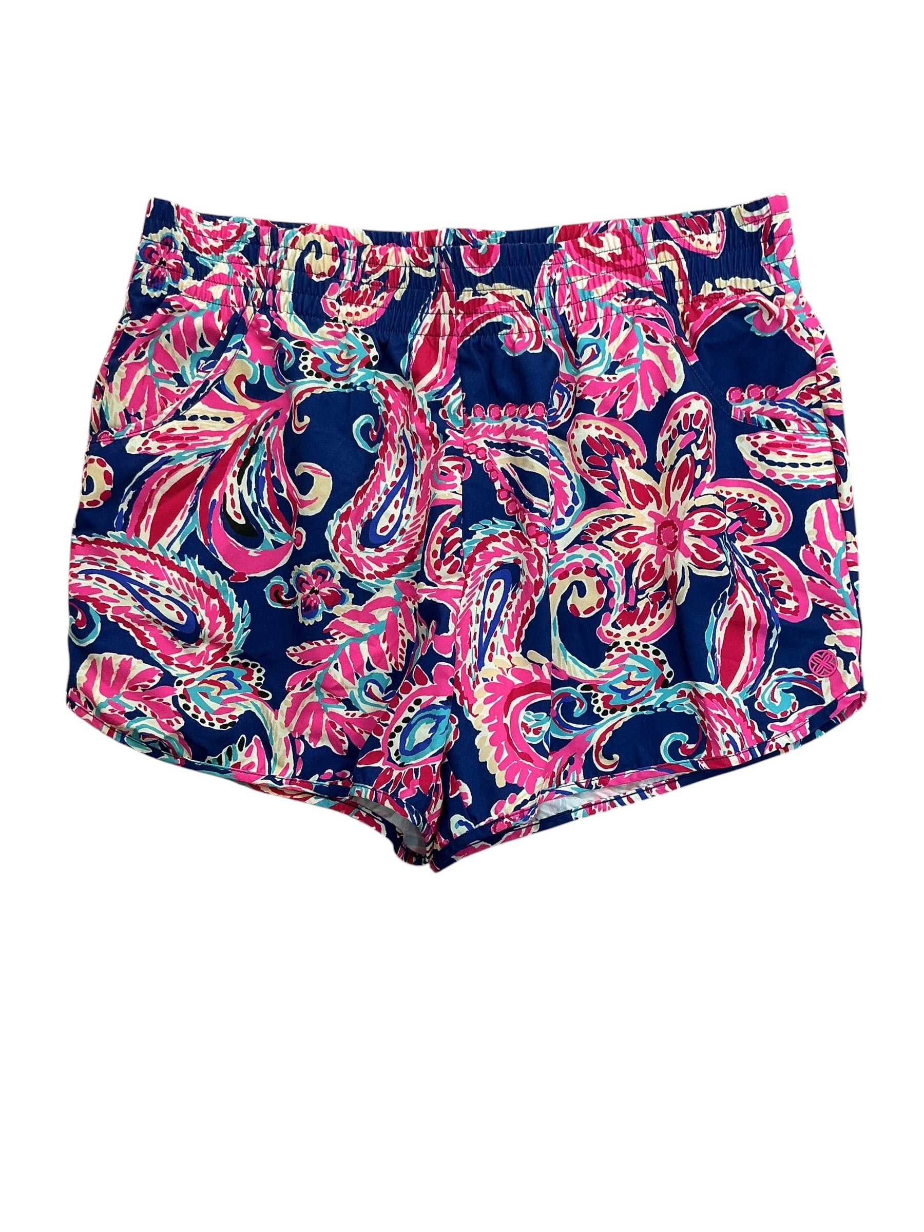 Lilly Pulitzer Gretchen High Rise Shorts Flitting About - Size M