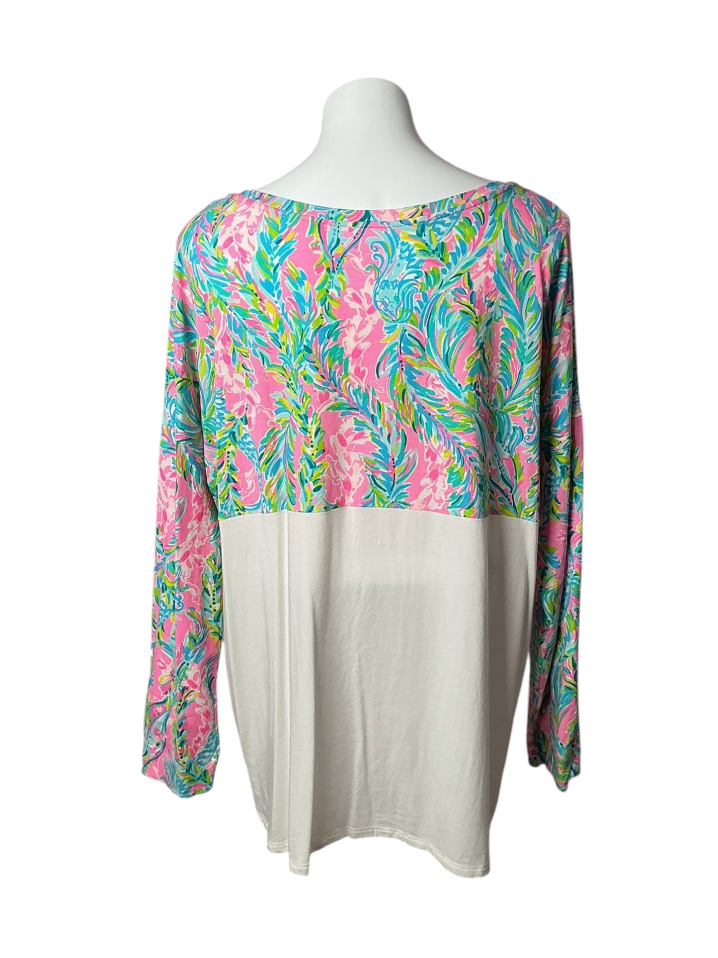 Lilly Pulitzer Finn Top Unicorn of the Sea - Size XXL