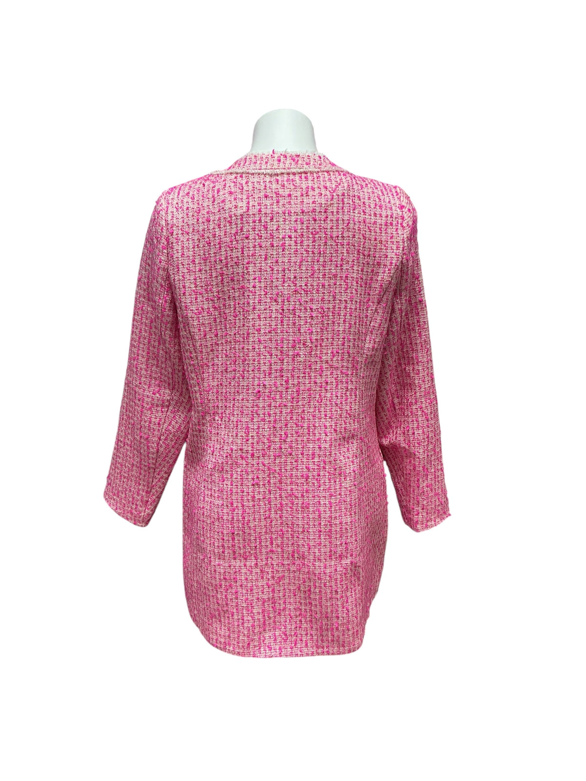 Lilly Pulitzer NWT Dashielle Jacket Pink Palms Fantasy Tweed - Size 4