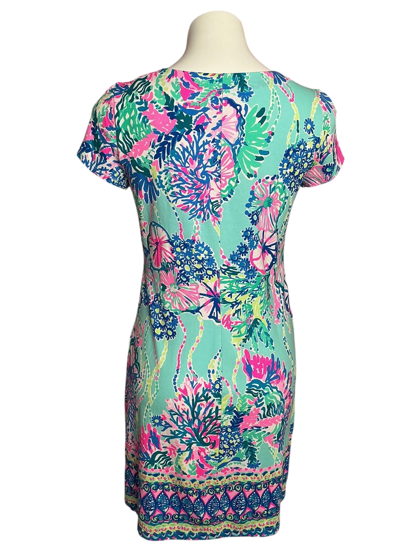 Lilly Pulitzer UPF 50+ Sophiletta Dress Sea Soiree - Size S