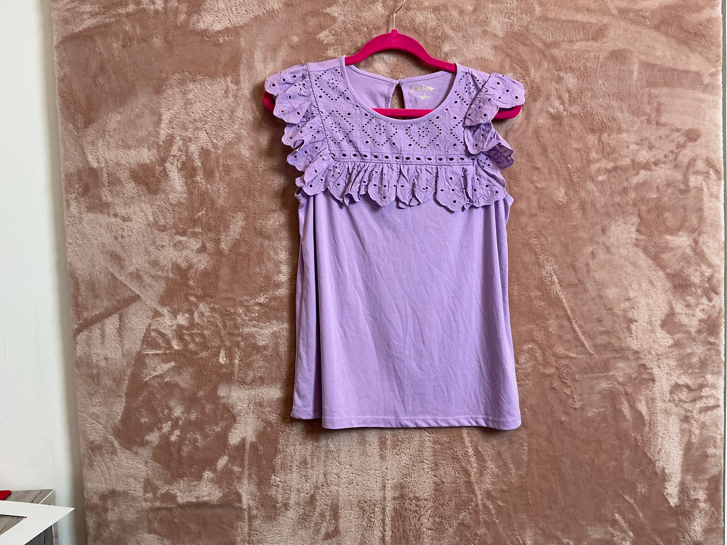 Lilly Pulitzer NWT Bev Top Purple Iris - Size S