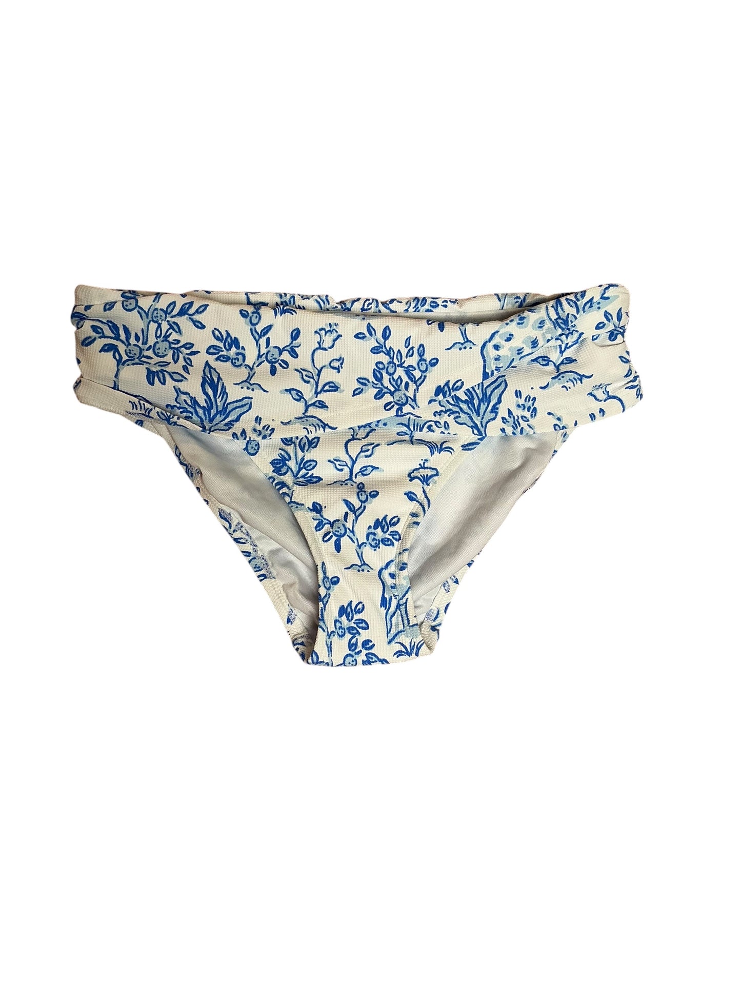 Lilly Pulitzer NWT Lagoon Sarong Hipster Bottom Resort White Tall Tales - Size 6