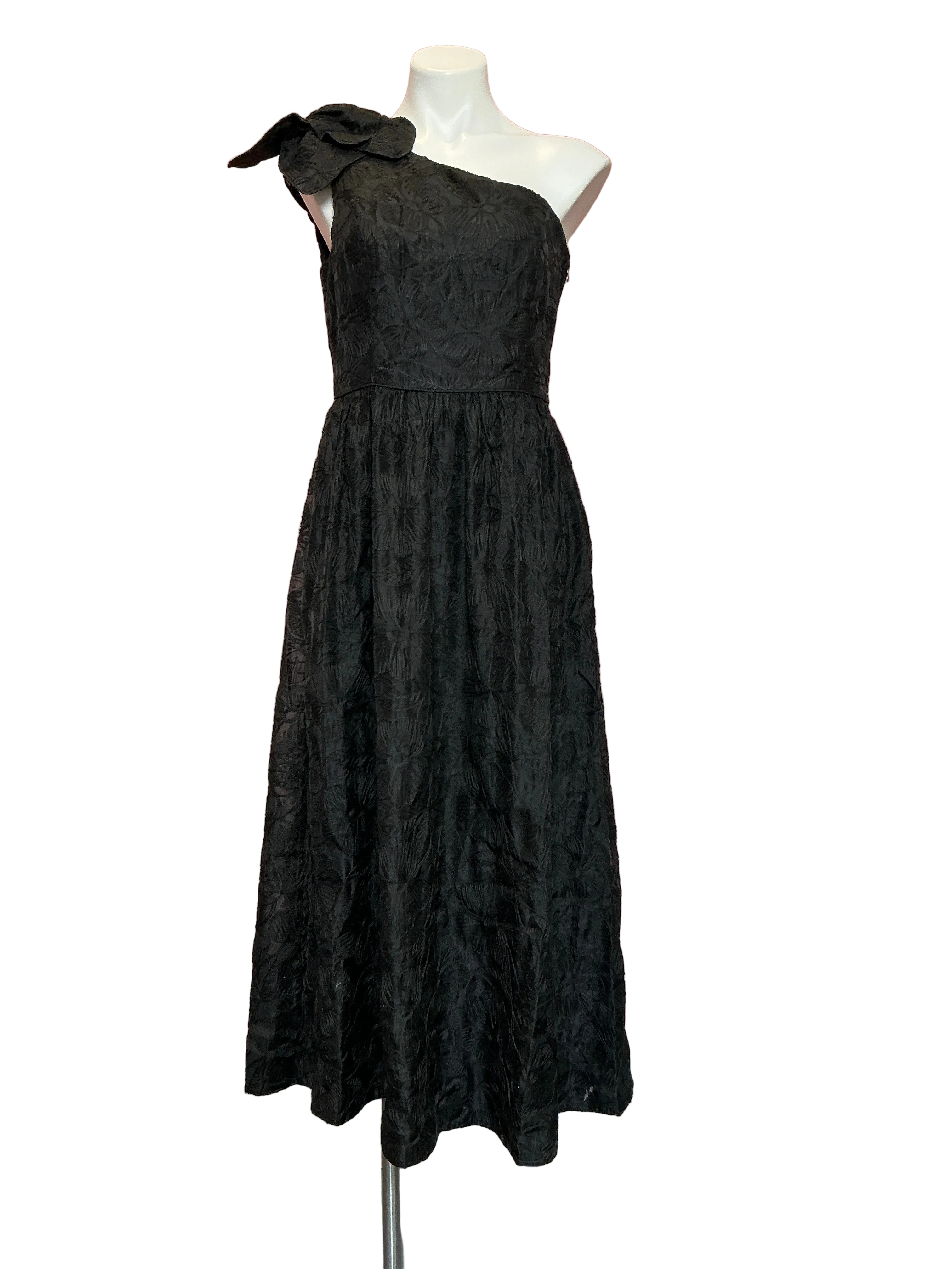 Lilly Pulitzer NWT - Lynsi Midi Dress - Noir - Sunset Bloom Embroidered Organza - Size 4