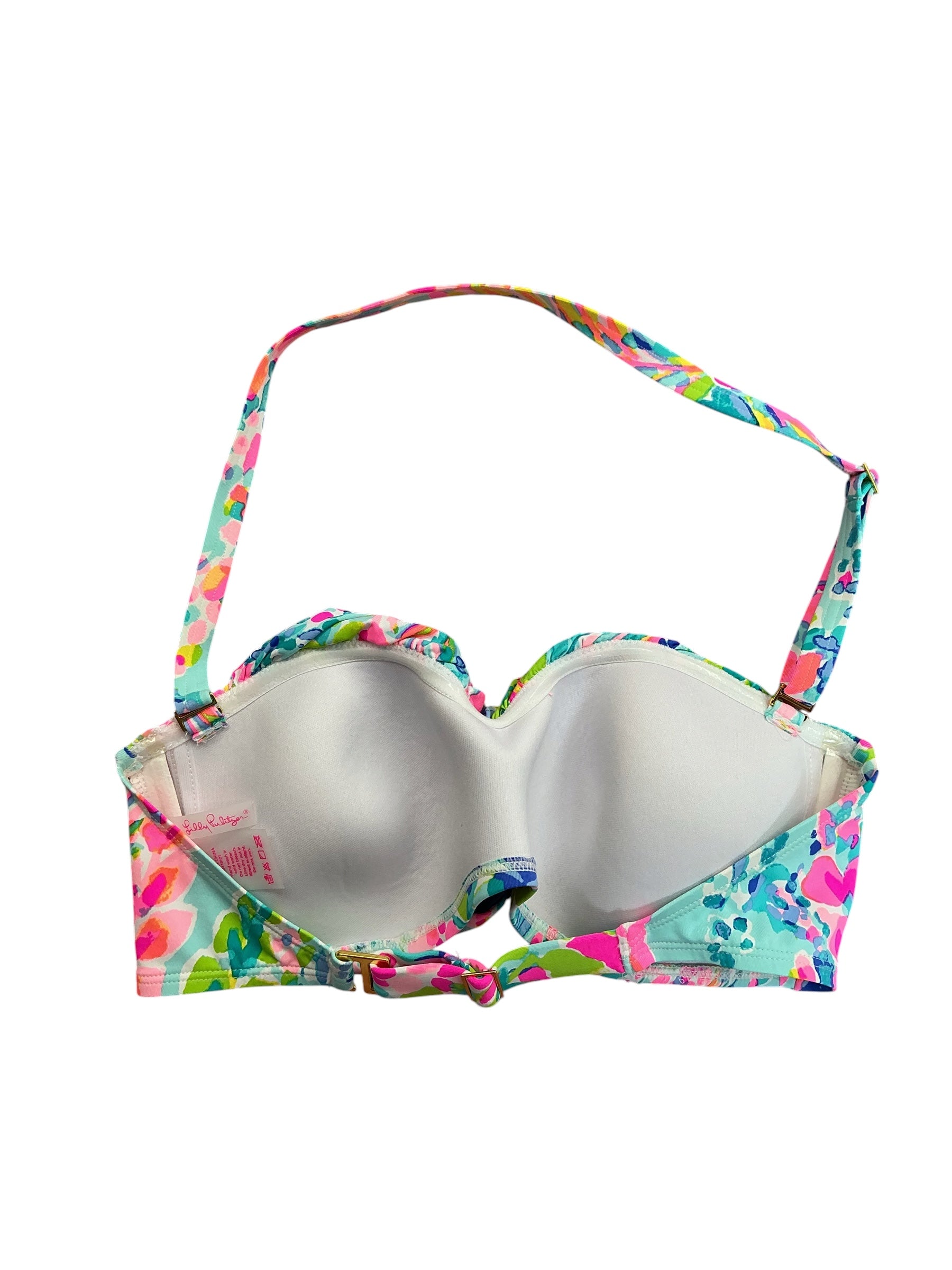 Lilly Pulitzer Blossom Underwire Bikini Top Catch The Wave - Size 8
