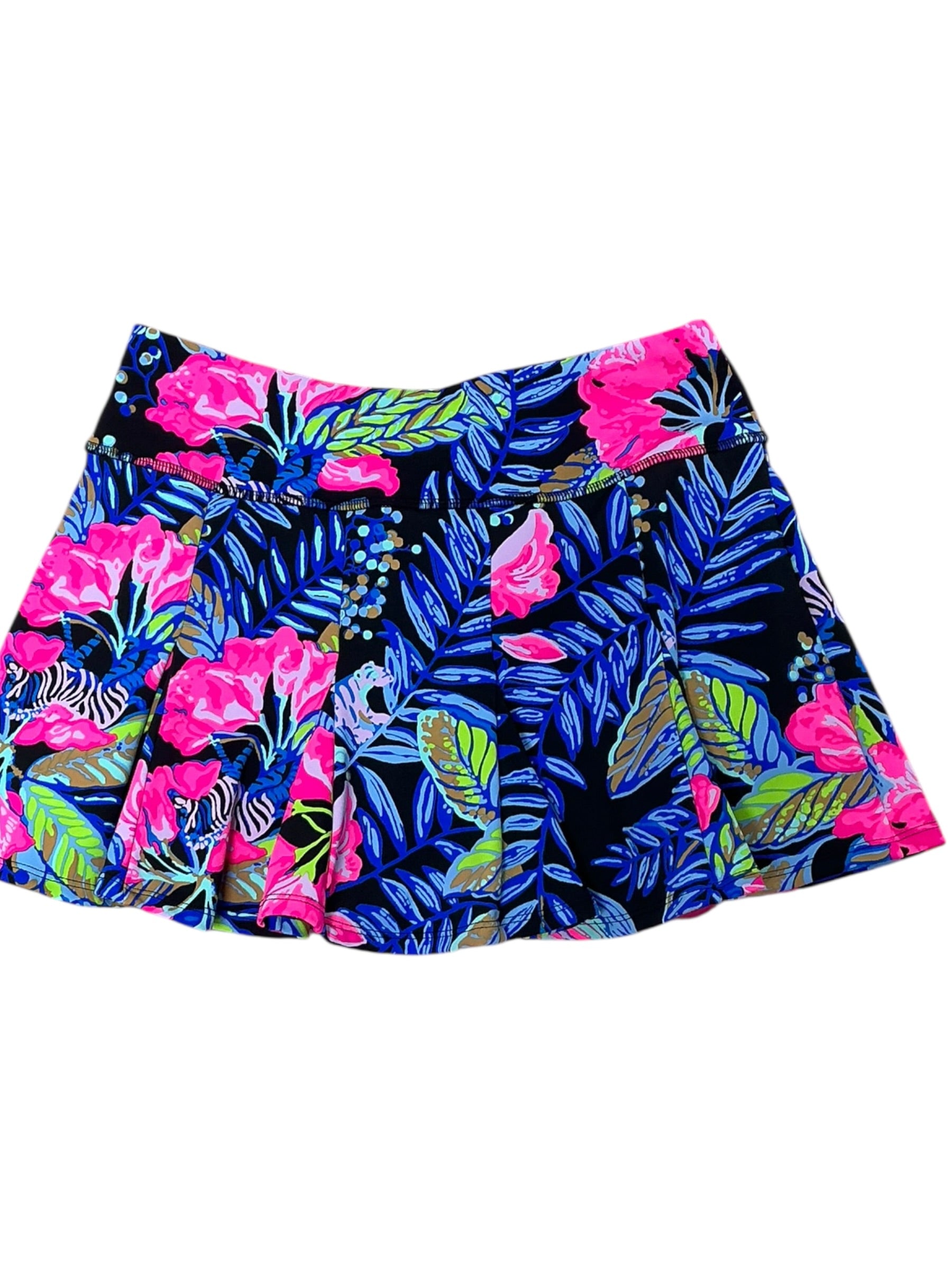 Lilly Pulizter Rosalla Skort UPF 50+ - Onyx Earned Stripes - Size S