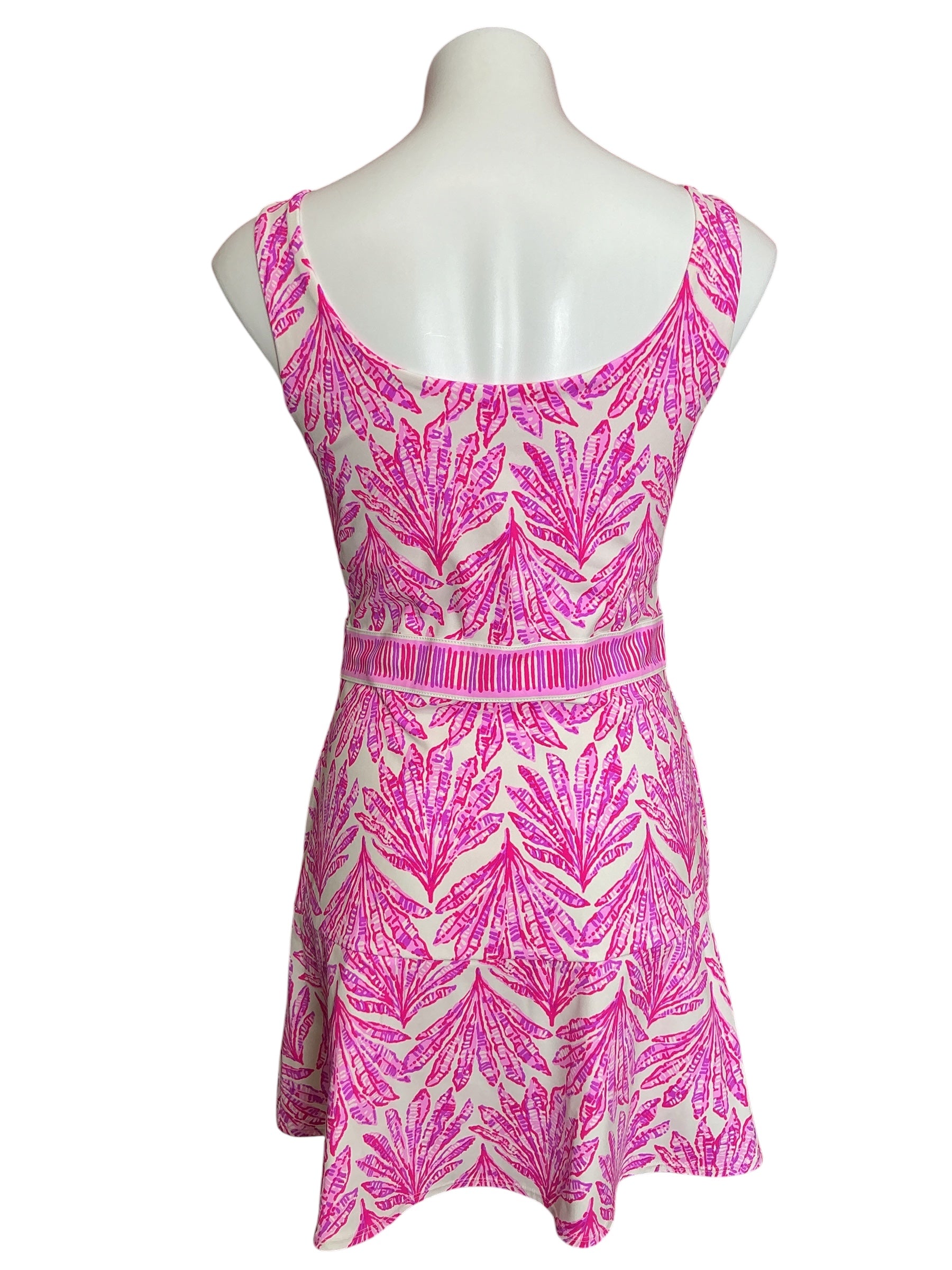 Lilly Pulitzer Luxletic Fresh Squeeze Active Dress Pink Bliss Shady Babe - Size S