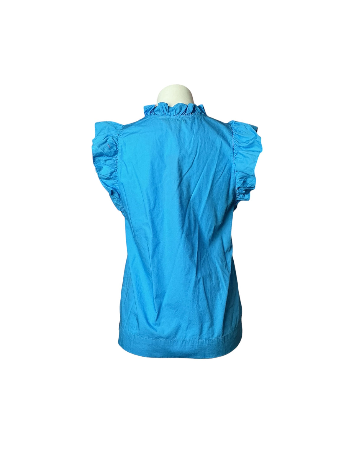 Lilly Pulitzer NWT Klaudie Ruffle Sleeve Lunar Blue - Size S