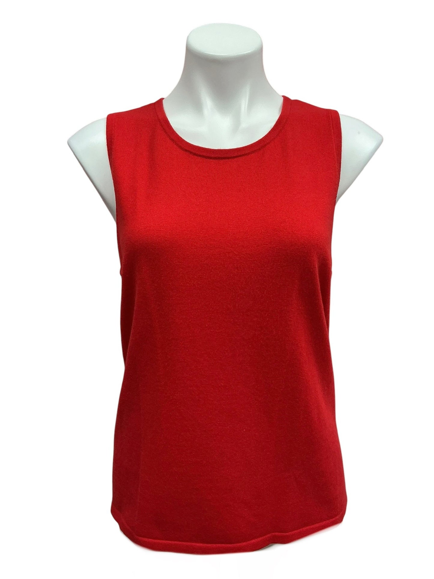 Lilly Pulitzer Nariah Sweater Tank Top Mizner Red - Size L