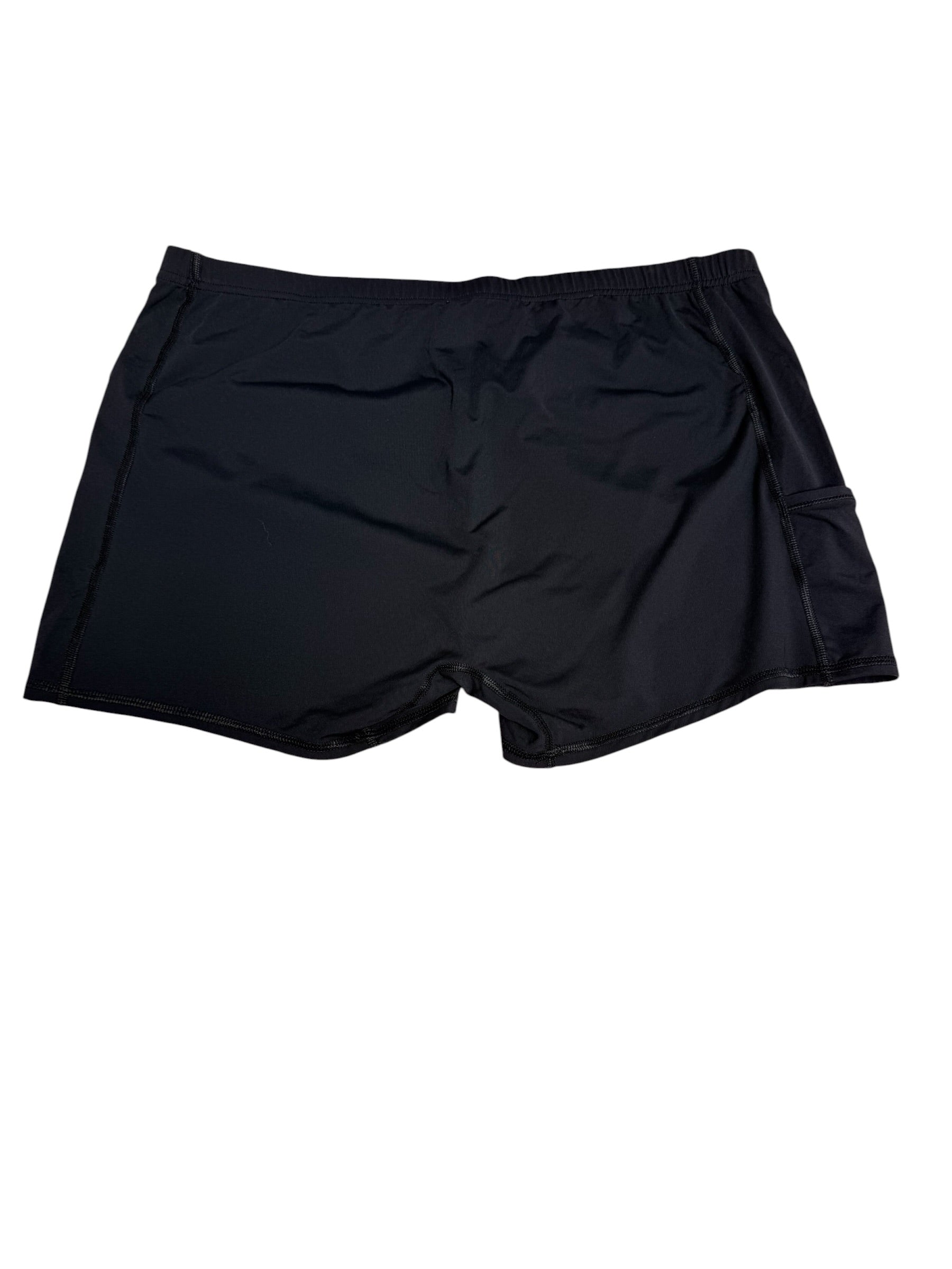 Lilly Pulitzer Luxletic Bike Short, Onyx- Size XL