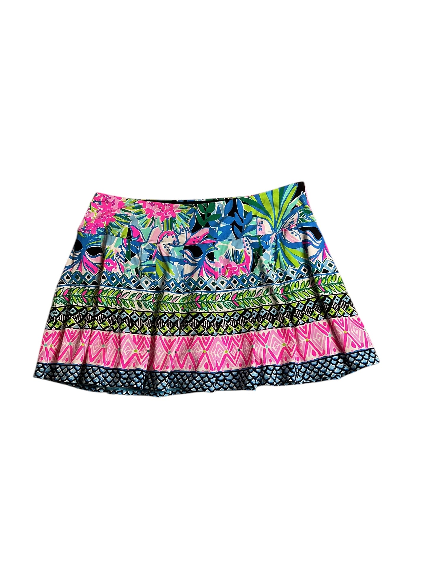 Lilly Pulitzer Luxletic Annora Skort Life is A Party - Size L