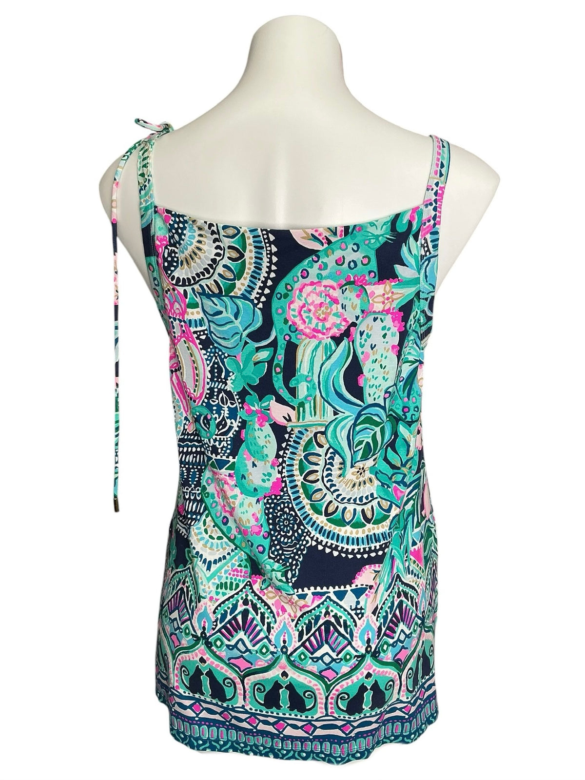 Lilly Pulitzer Adley Sleeveless Top Lookin Sharp - Size M