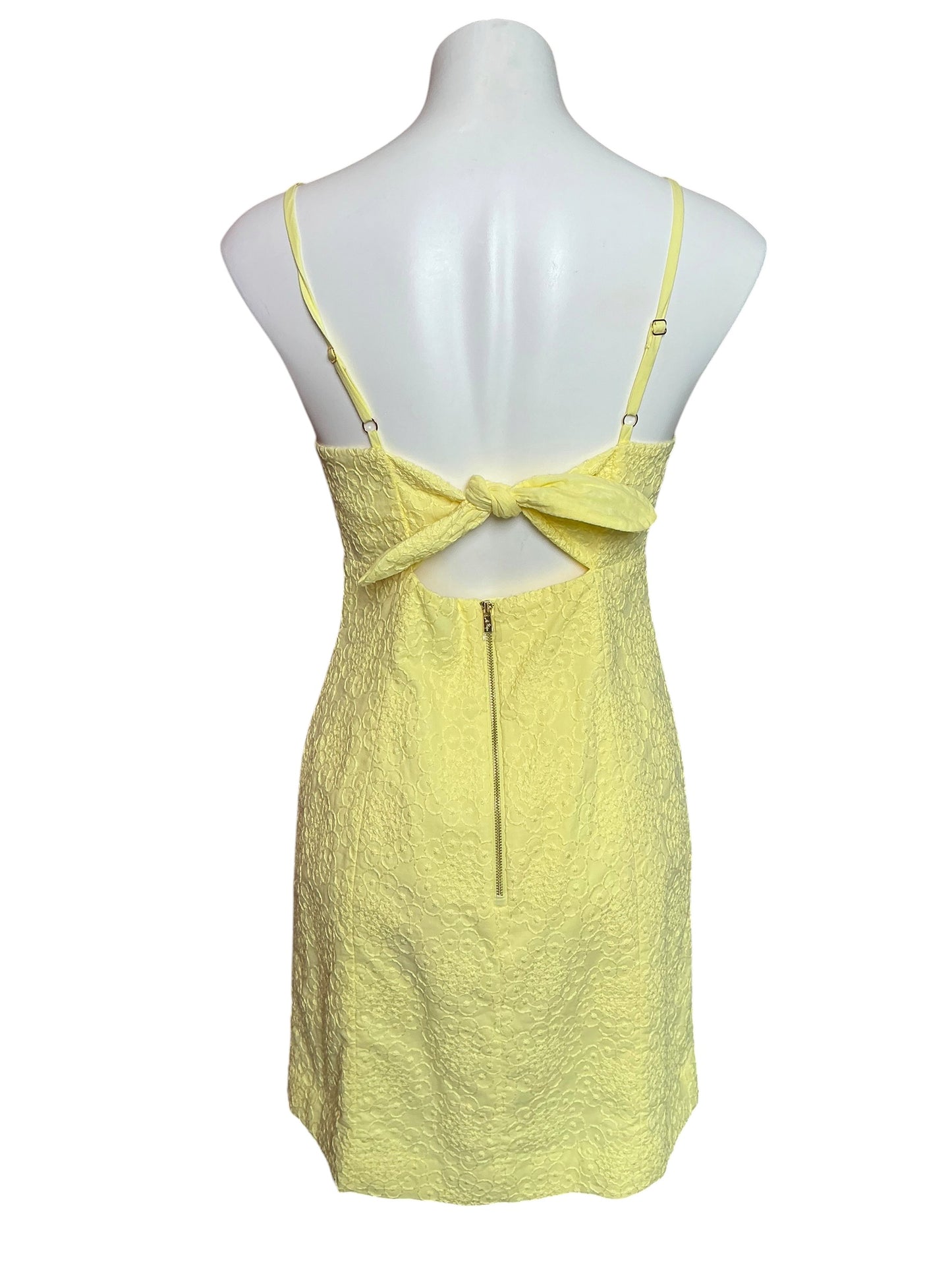 Lilly Pulitzer NWT Lilamae Dress Limoncello Bubble Embroidery - Size 6