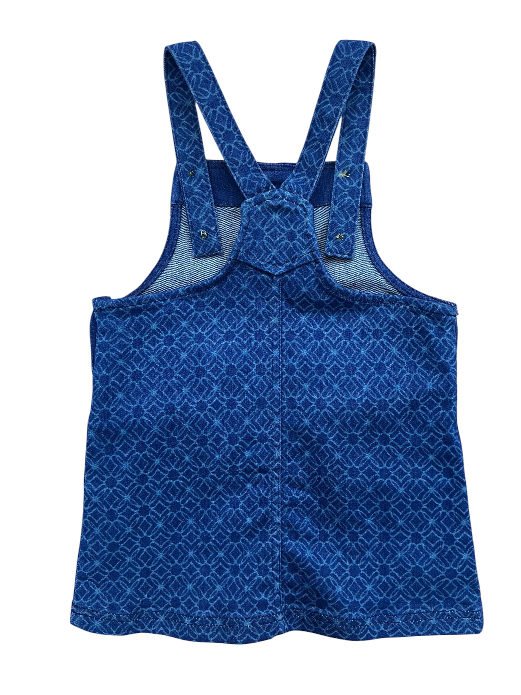 Lilly Pulitzer NWT Girls Kids Varney Overall Dress Dark Wash - Size 3