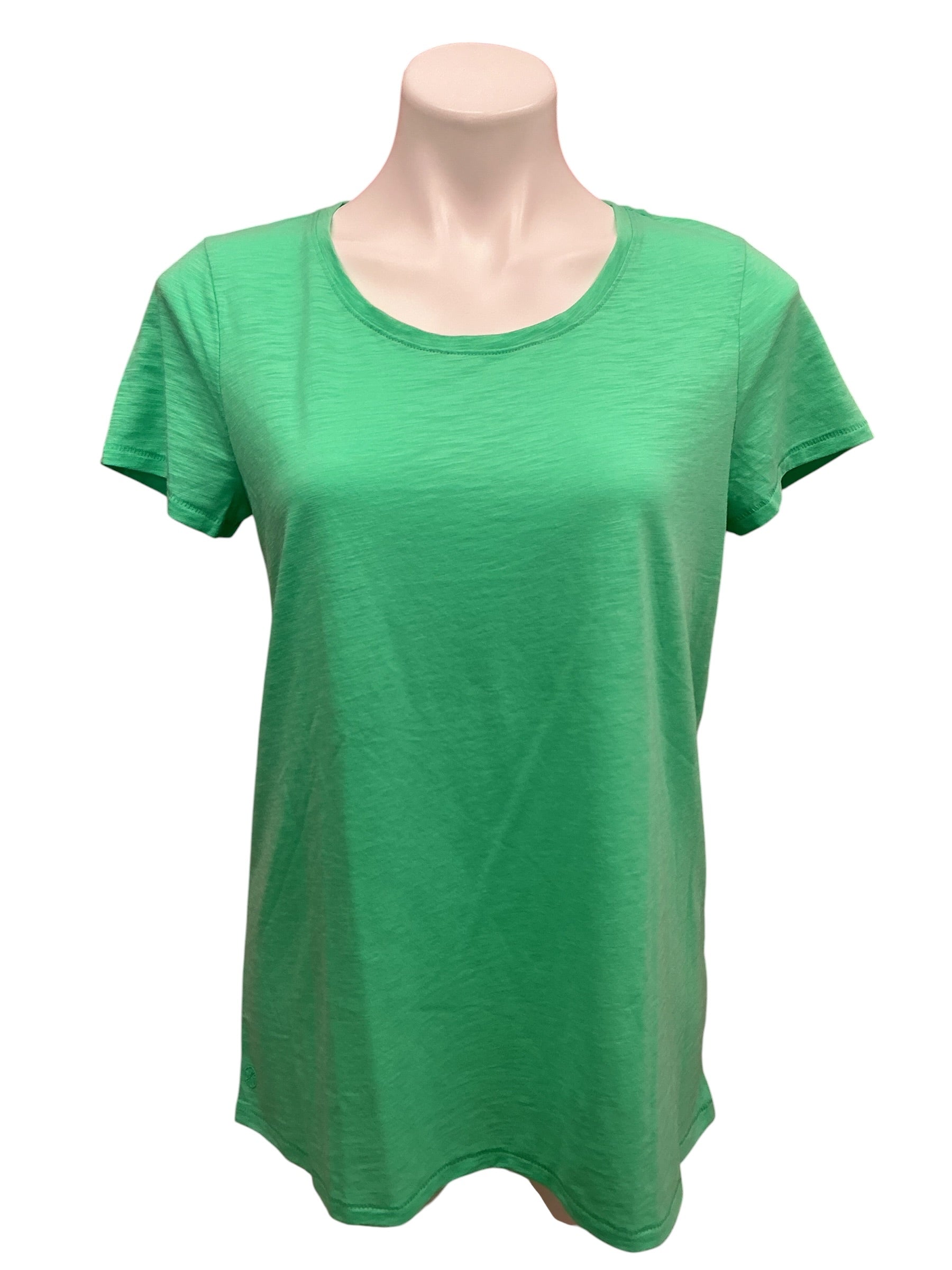 Lilly Pulitzer NWT Etta Scoop Neck Top Gustavia Green - Size M