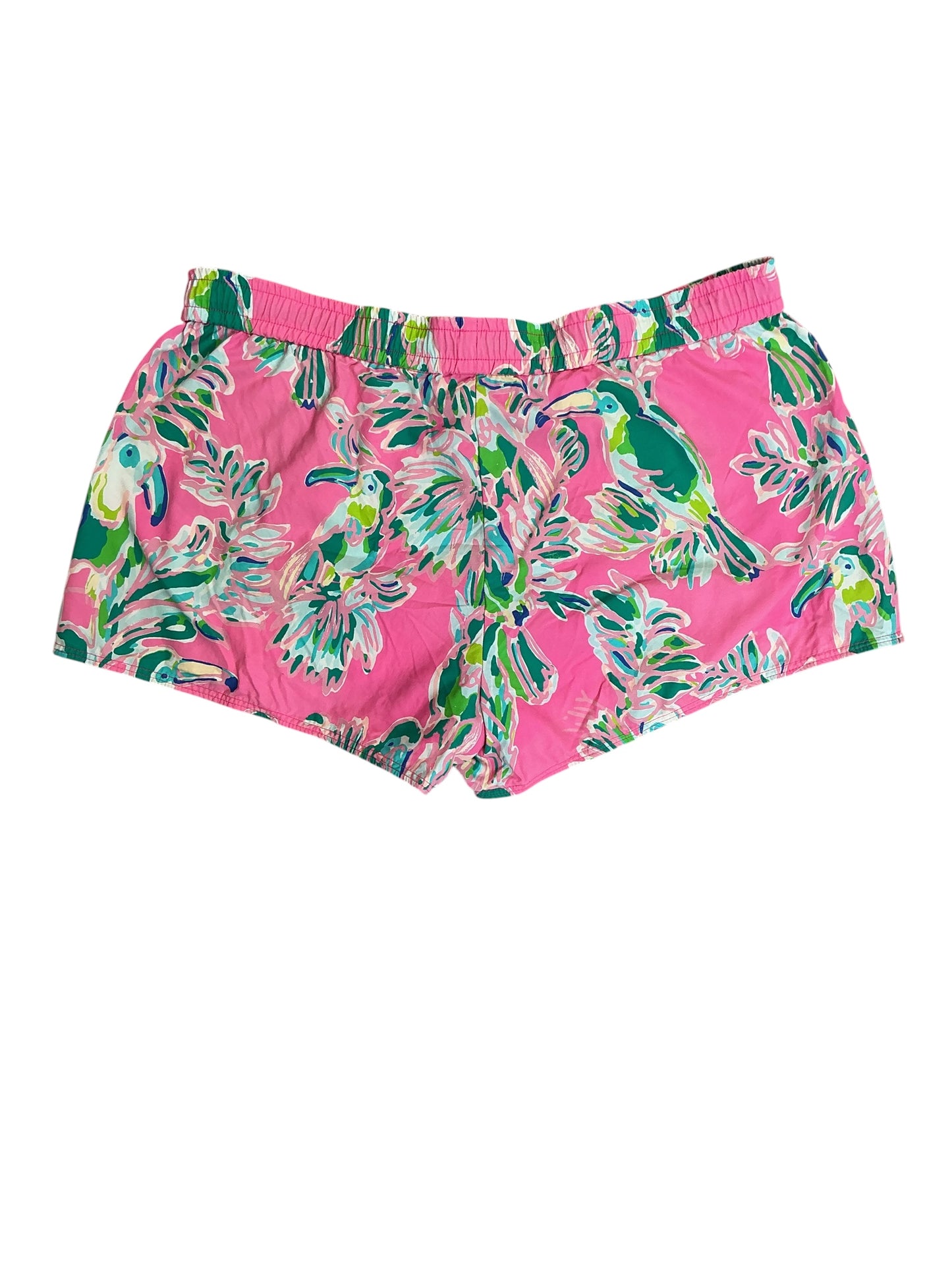 Lilly Pulitzer Run Around Ocean Trail Shorts Toucan Can - Size L