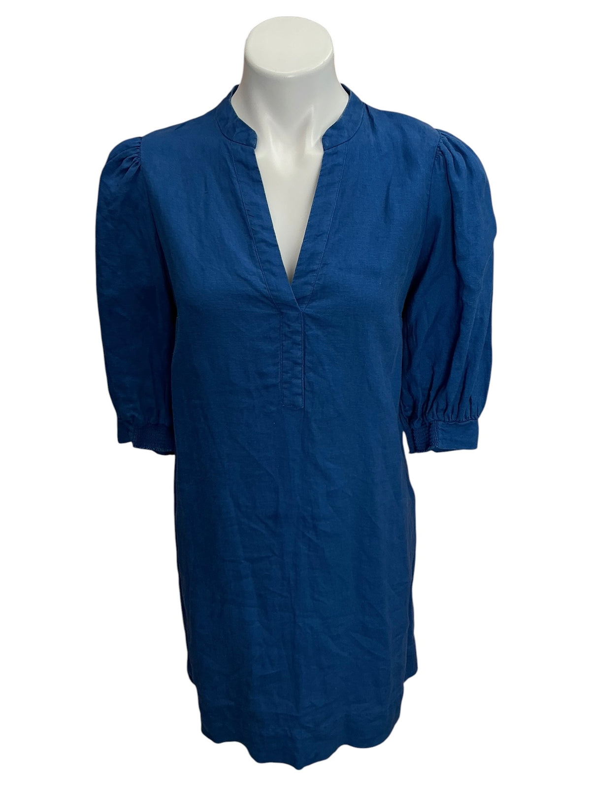 Lilly Pulitzer Mialeigh Linen Dress Barton Blue - Size 8