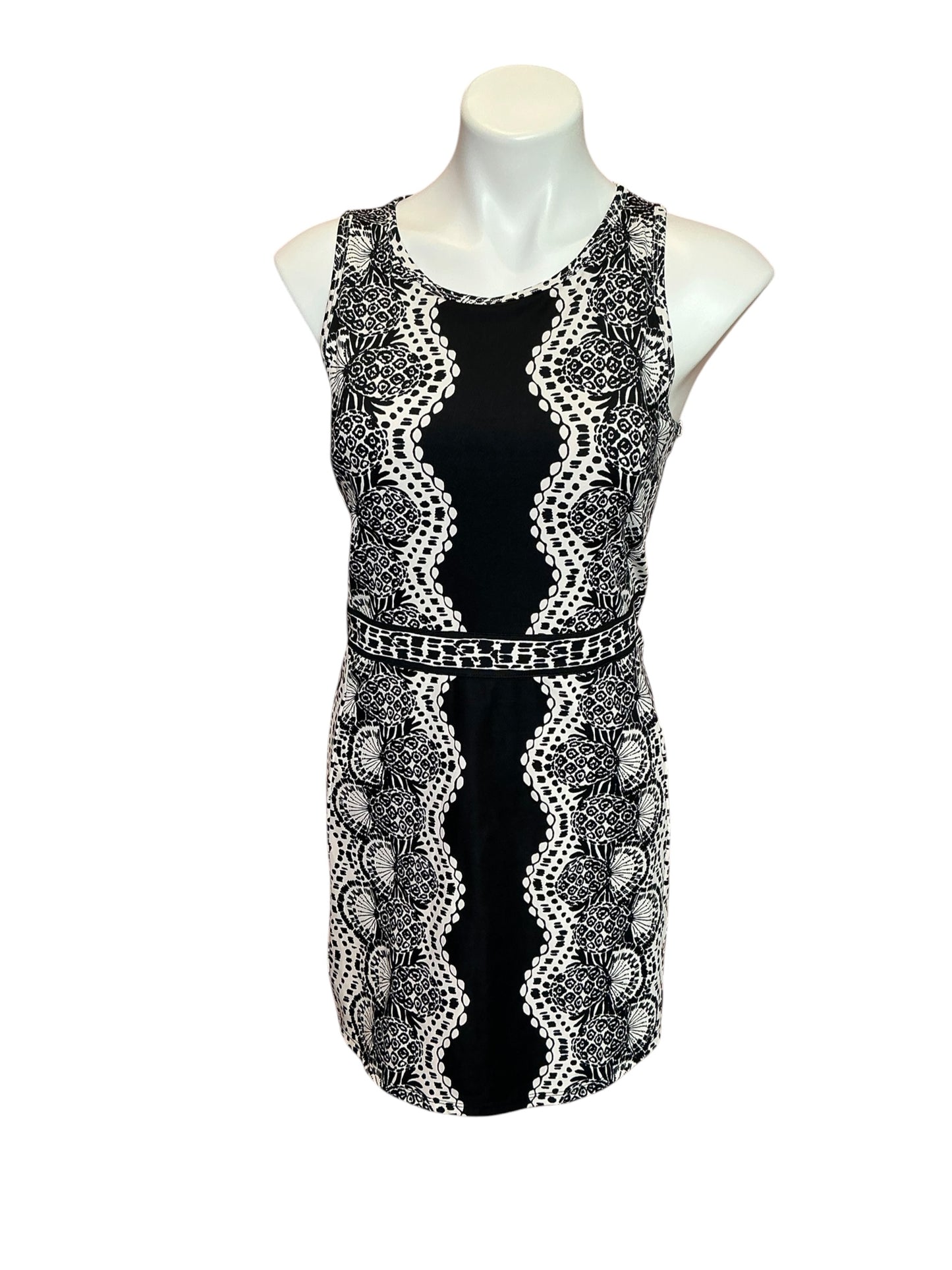 Lilly Pulitzer UPF 50+ Luxletic Lee Anne Active Dress Coconut Pineapple Princess - Size S