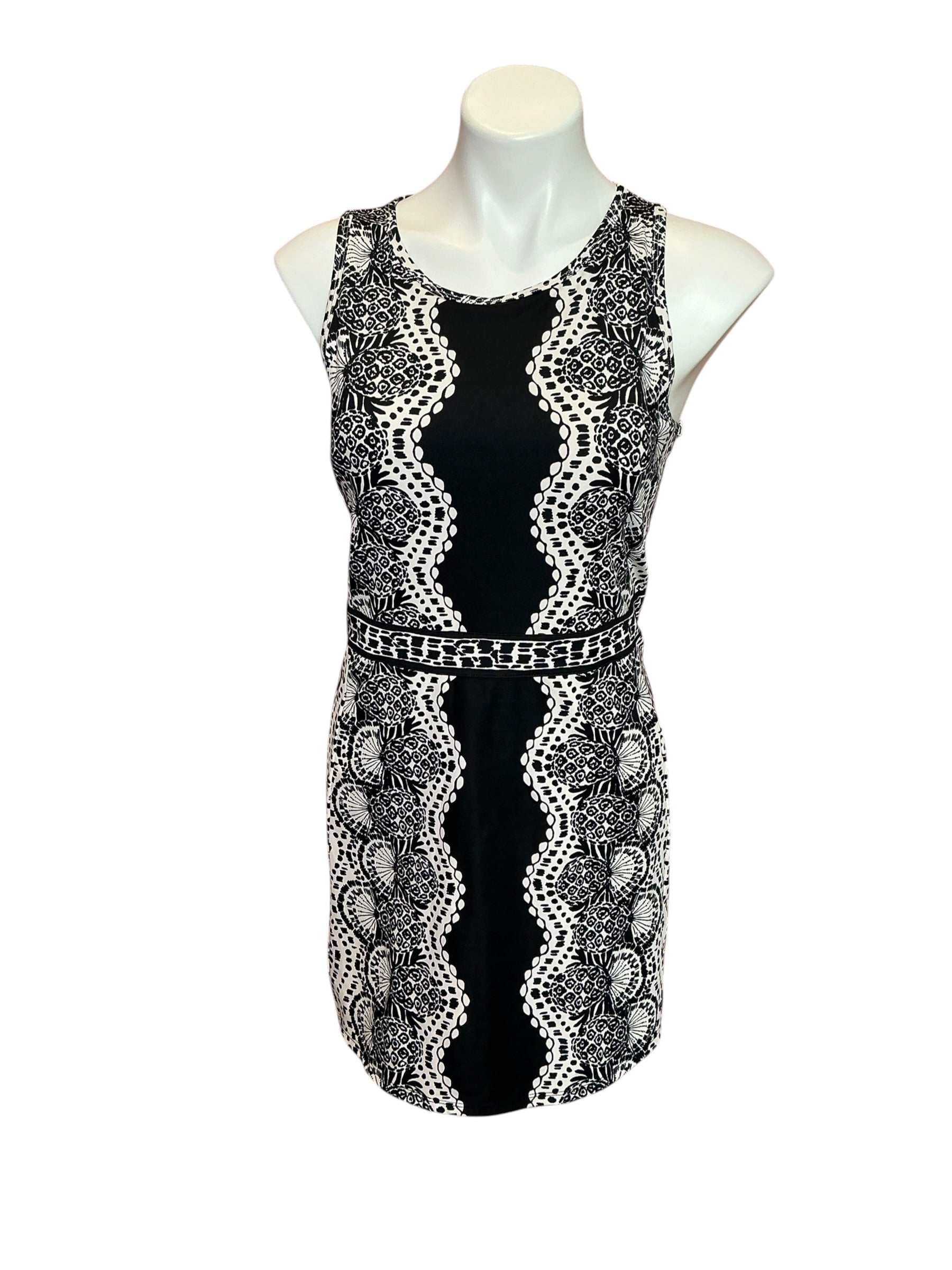Lilly Pulitzer UPF 50+ Luxletic Lee Anne Active Dress Coconut Pineapple Princess - Size S