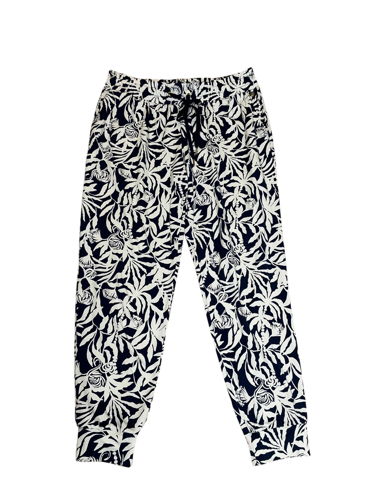 Lilly Pulitzer Piper Island Jogger Pant Sparkling Blue Hook Up - Size M