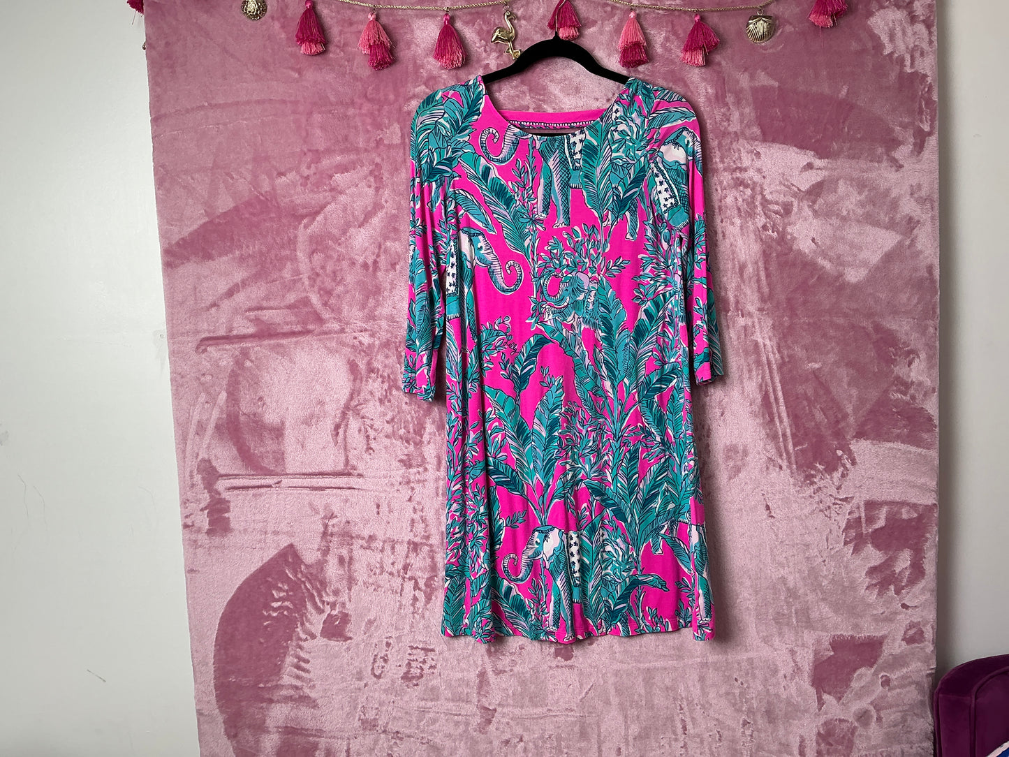 Lilly Pulitzer Ophelia Swing Dress - Pundy Blue La Zebra - Size XS