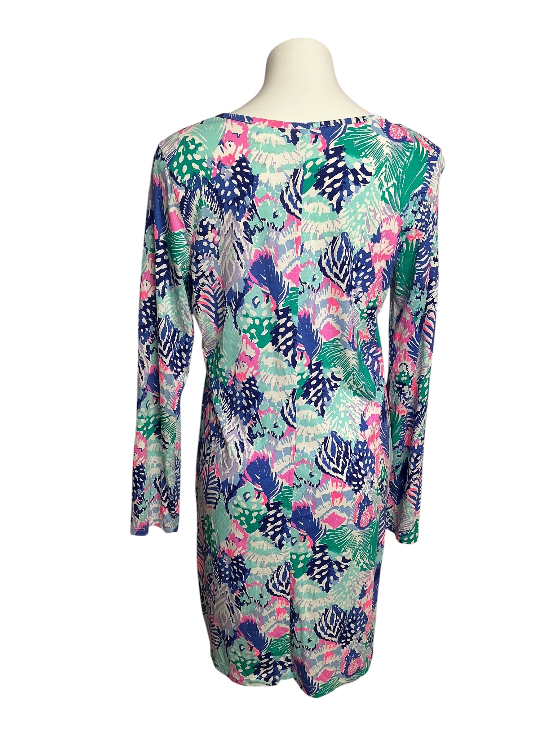 Lilly Pulitzer Beacon Dress Multi Quill Out Reduced- Size L