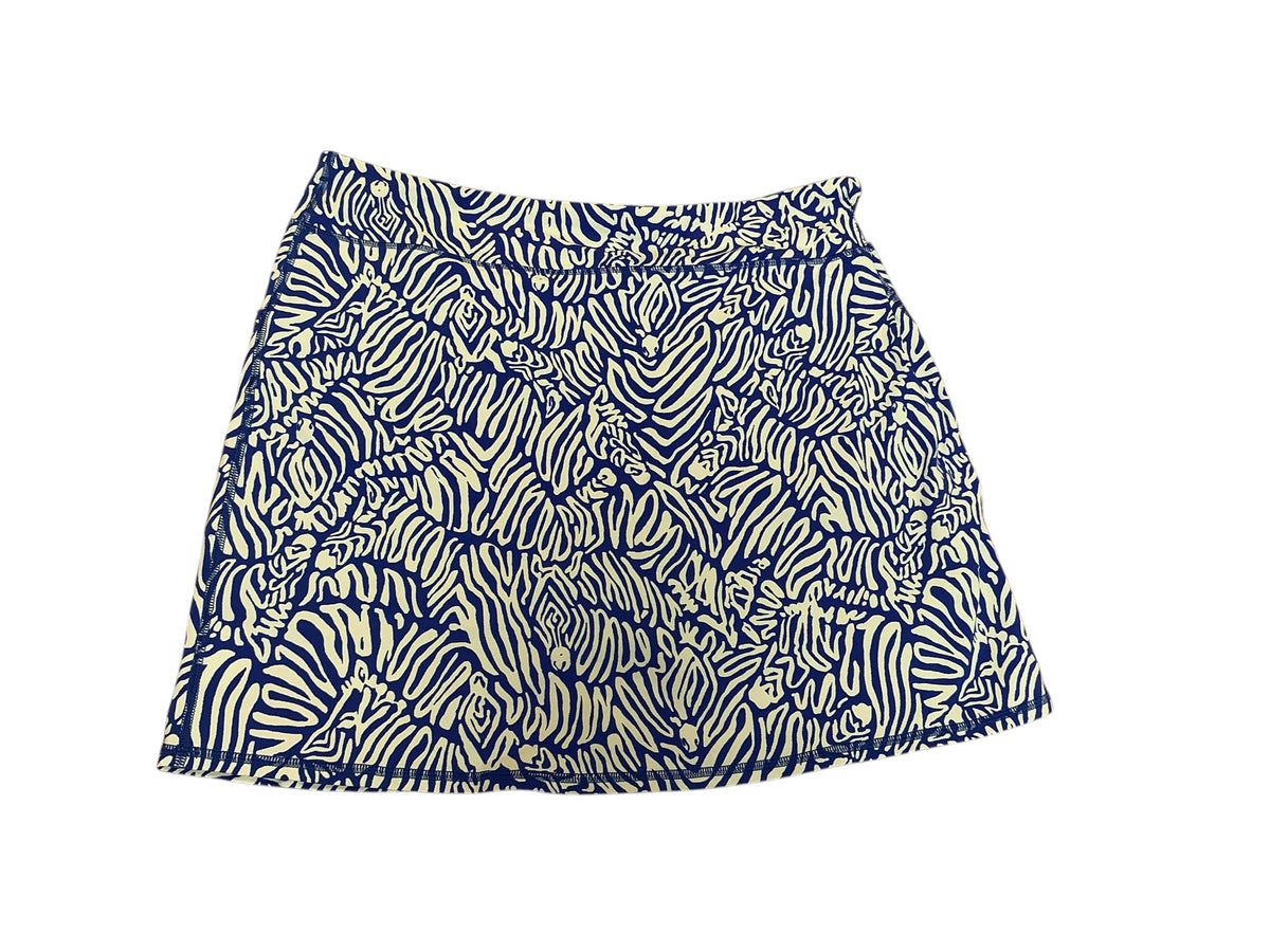 Lilly Pulitzer Alysia Mini Skort Martinique Blue Zee Bebe - Size XL