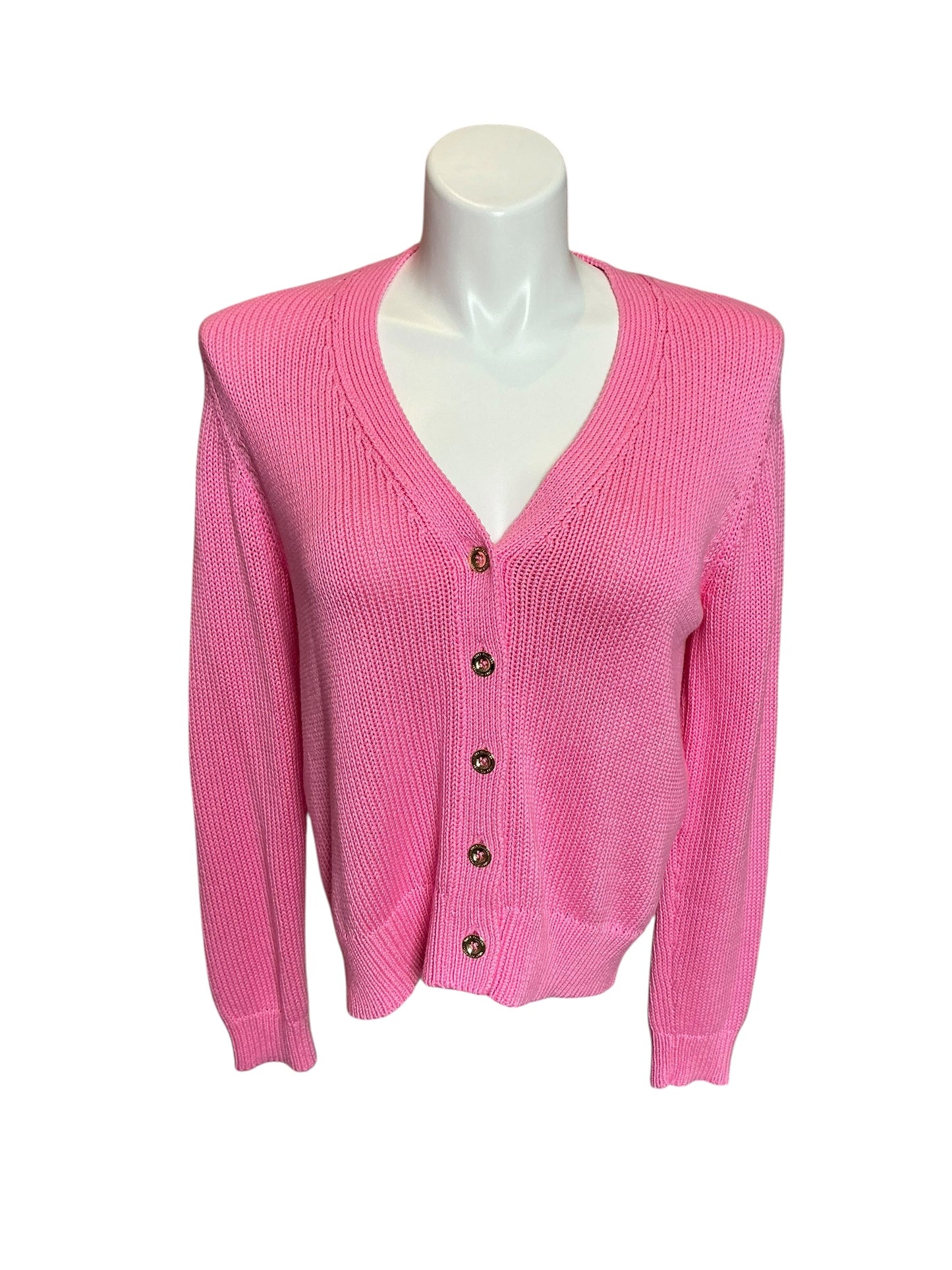 Lilly Pulitzer Tippery Cardigan Pink Muse - Size L