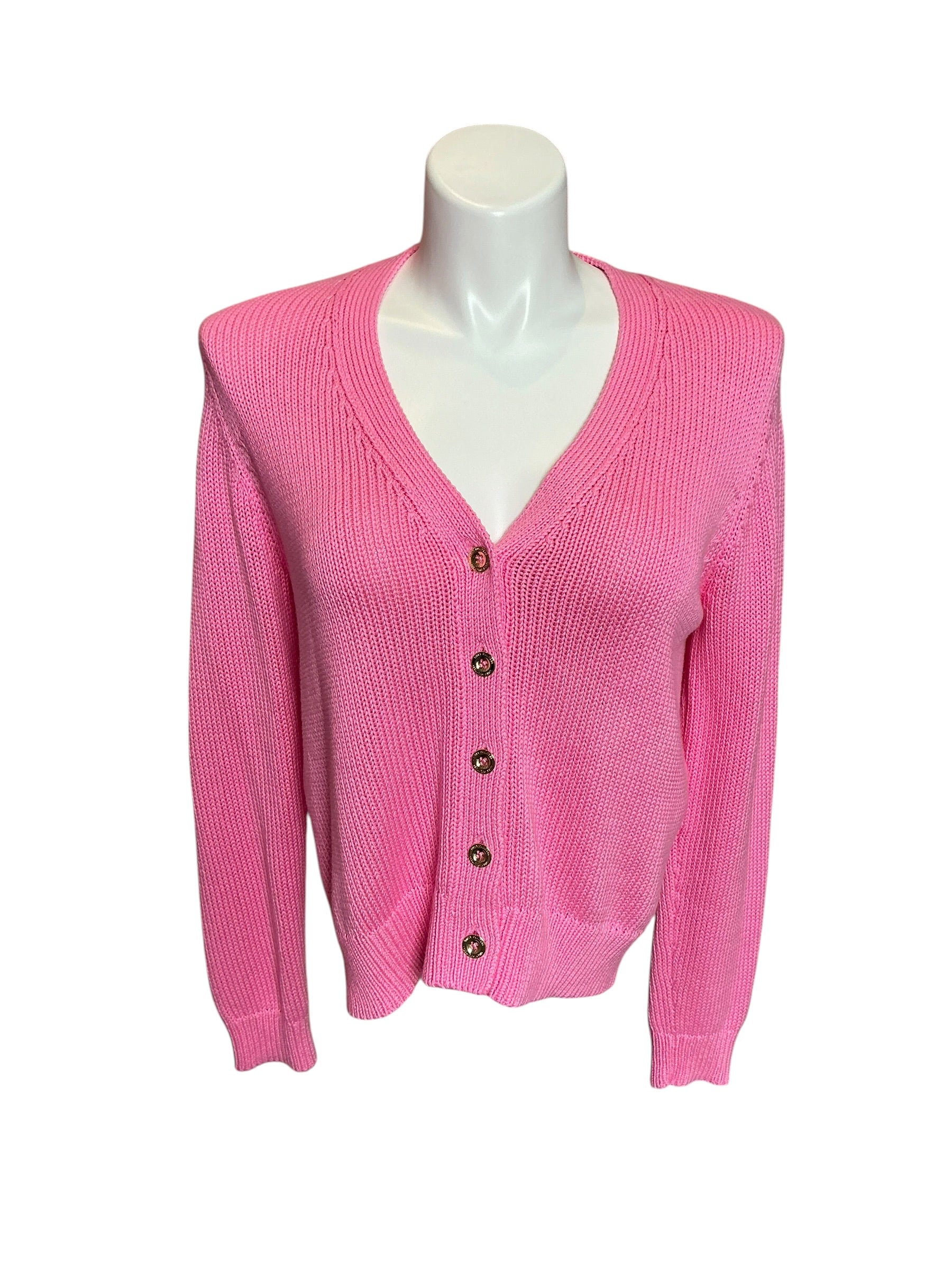 Lilly Pulitzer Tippery Cardigan Pink Muse - Size L