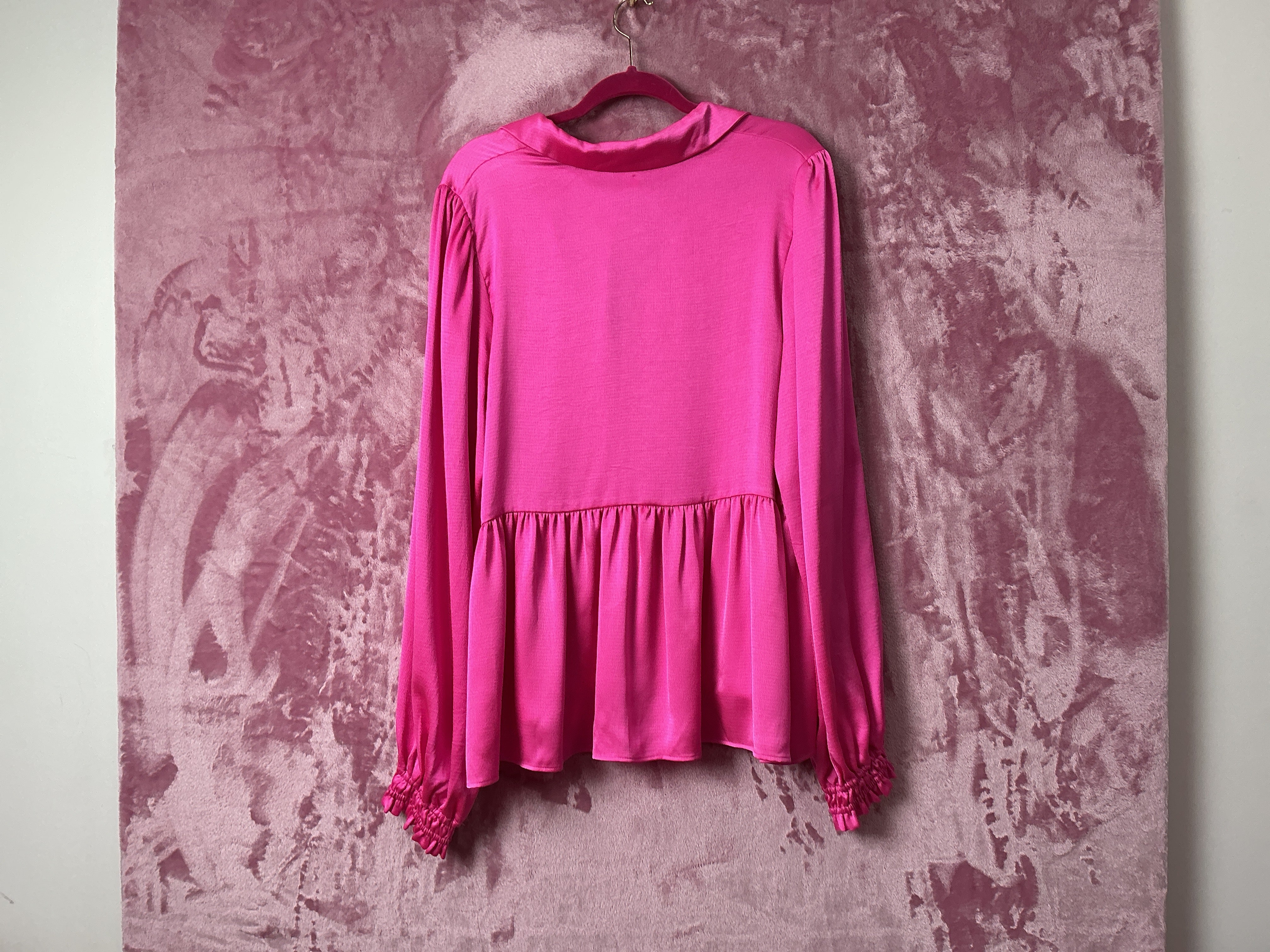 Lilly Pulitzer NWT Jaylene Long Sleeve Top Cerise Pink - Size 16