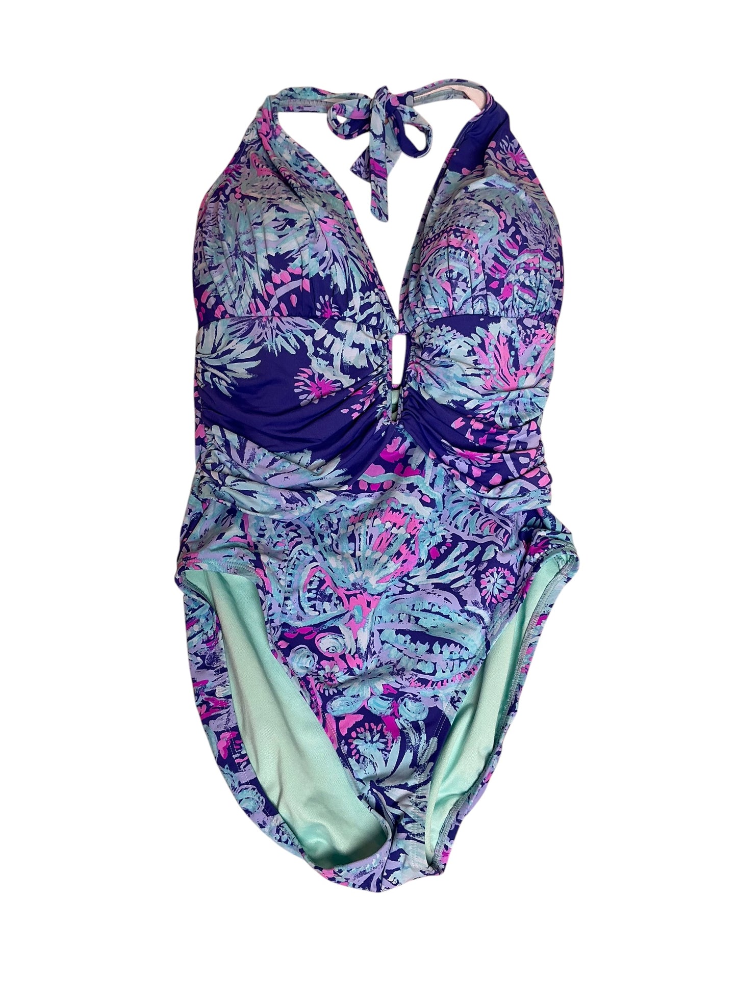 Lilly Pulitzer Lanai Halter One-Piece Swimsuit Gypsea Girl - Size 12