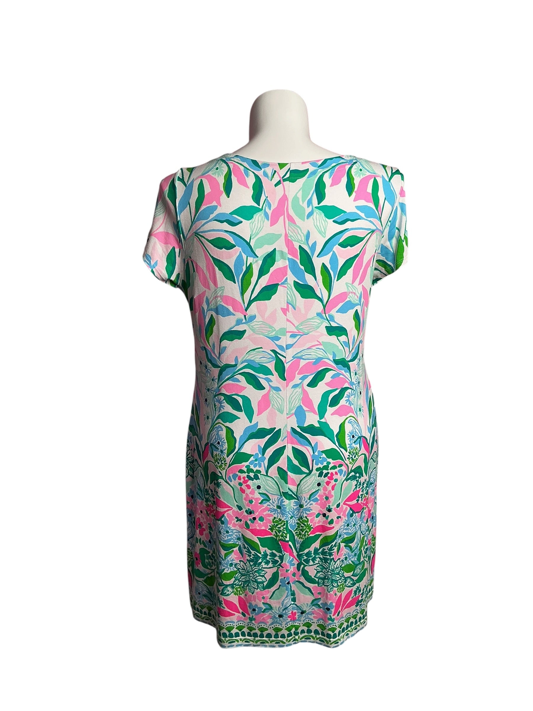 Lilly Pulitzer- Sophiletta Dress Water Lily Green Leaf Me In Paradise Size XL