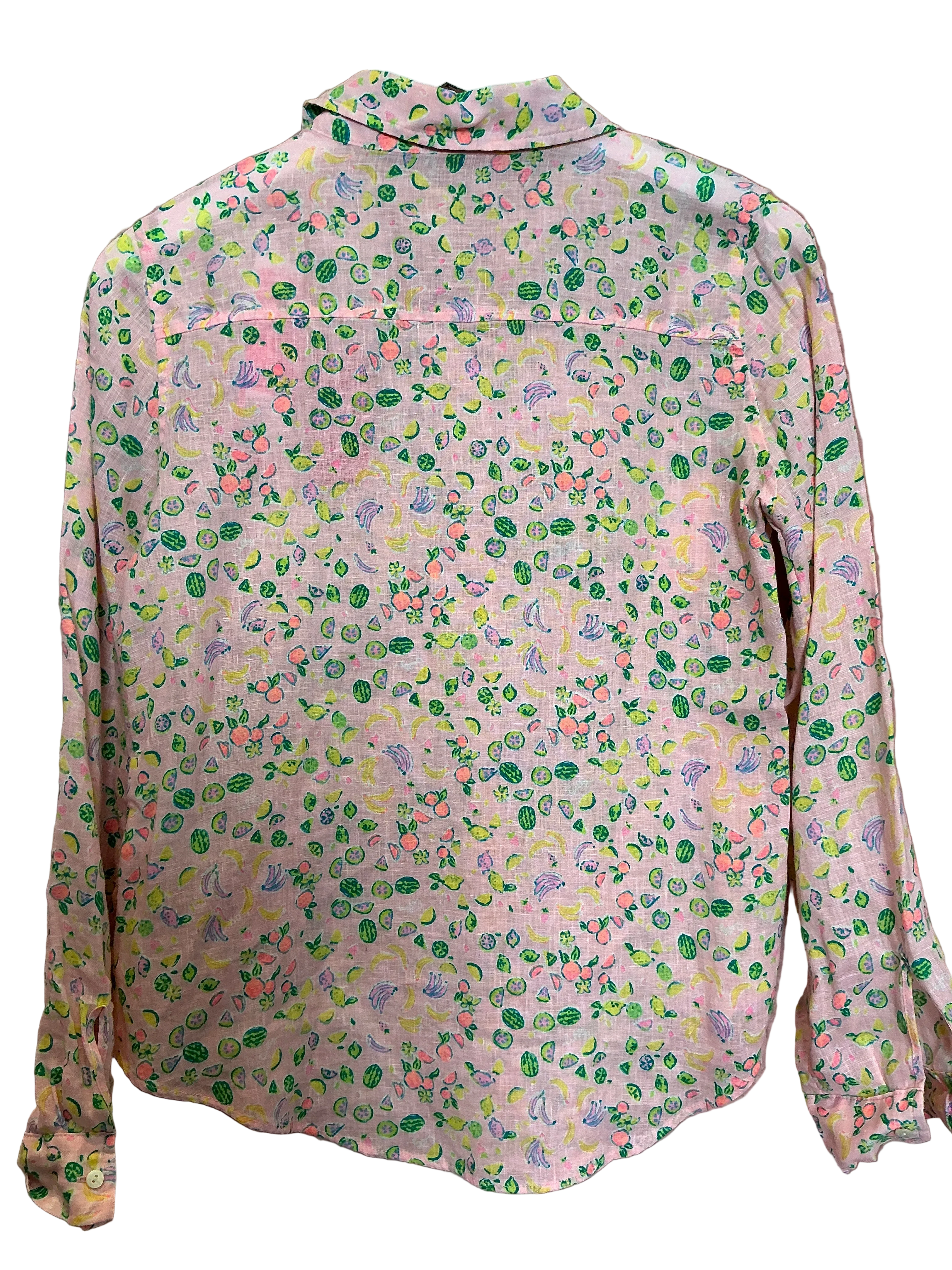 Lilly Pulitzer NWT Sea View Button Down Urchin Pink - Size XS