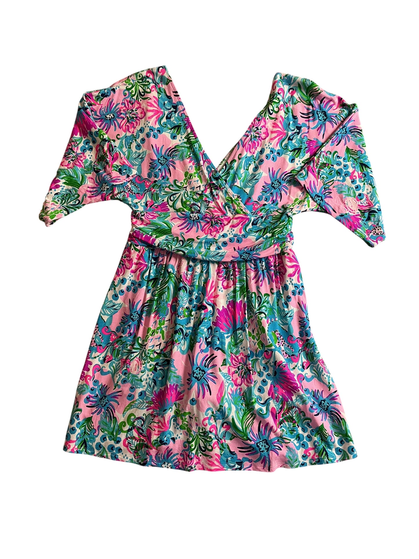 Lilly Pulitzer Parigi Skort Romper - Amalfi Blue Leaf It Wild - Size S