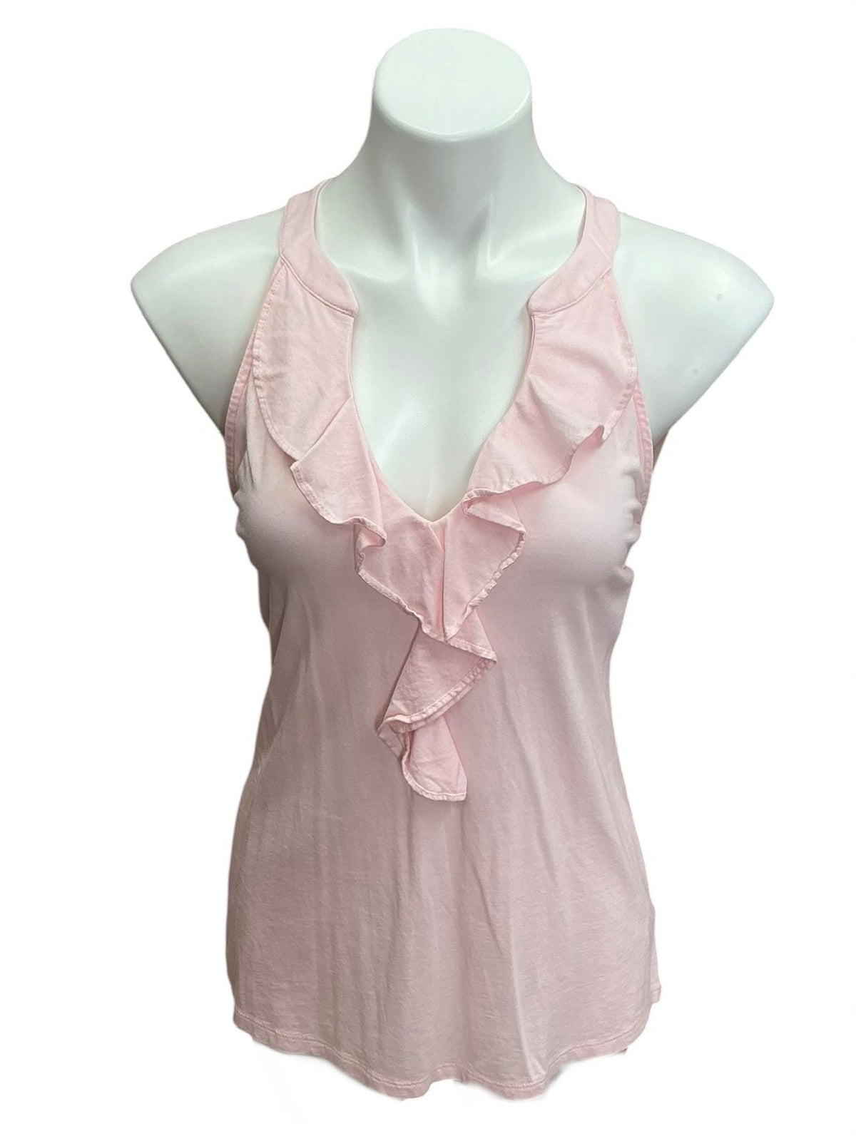 Lilly Pulitzer Shay Ruffle Tank Top Aura Pink - Size M