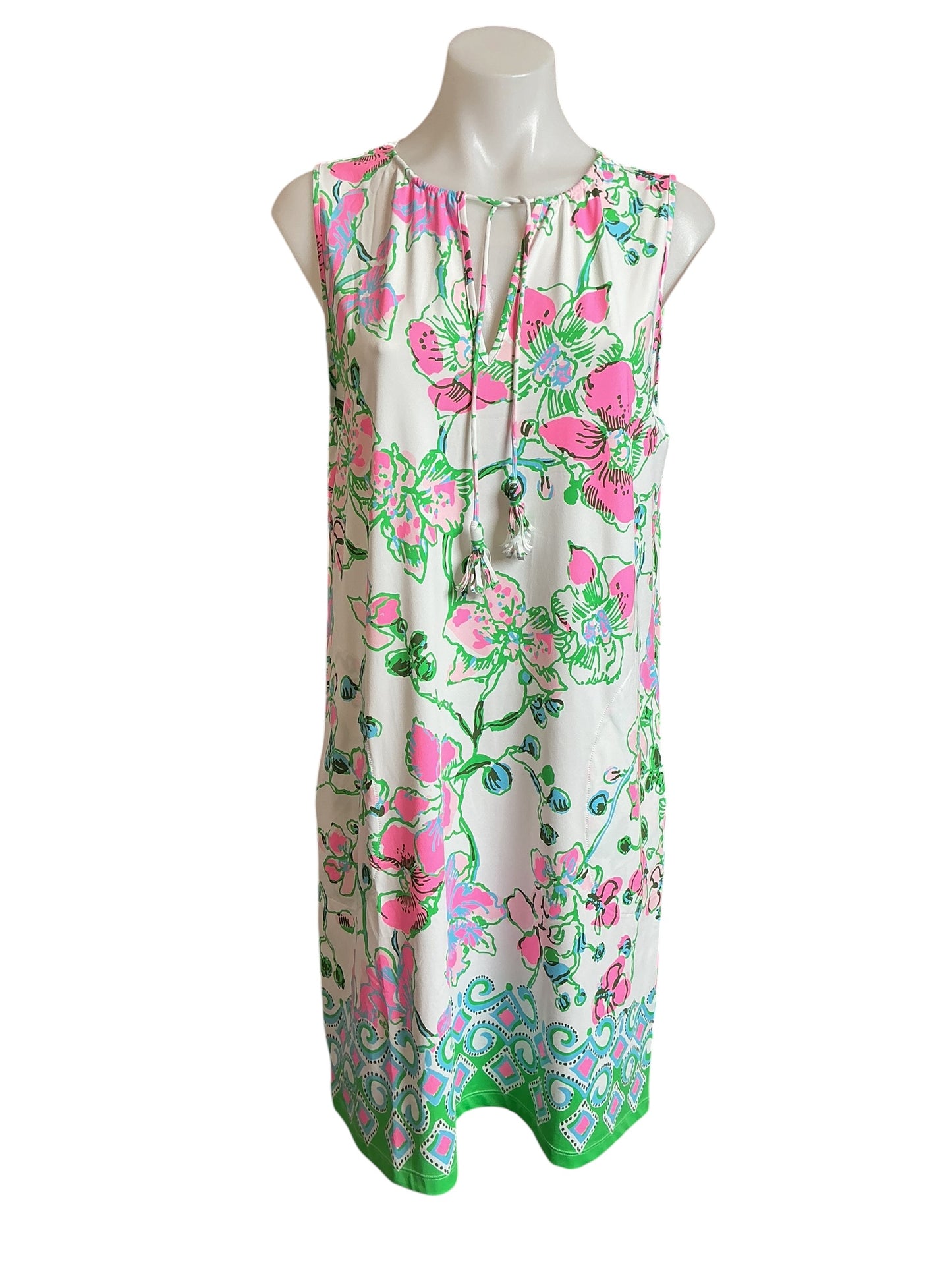 Lilly Pulitzer NWT Johanna Sleeveless Coverup Orchids On The Avenue Engineered - Size M