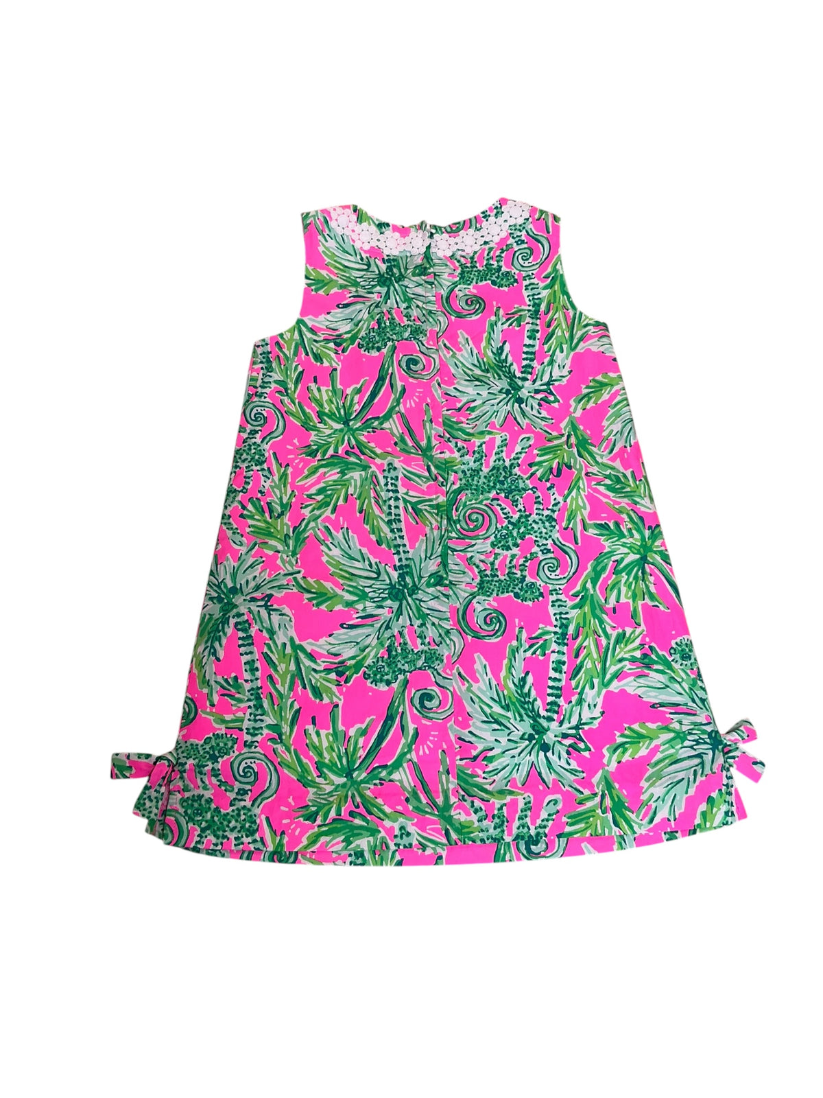 Lilly Pulitzer NWT Girls Little Lilly Classic Shift Prosecco Pink Hangin Around - Size 5