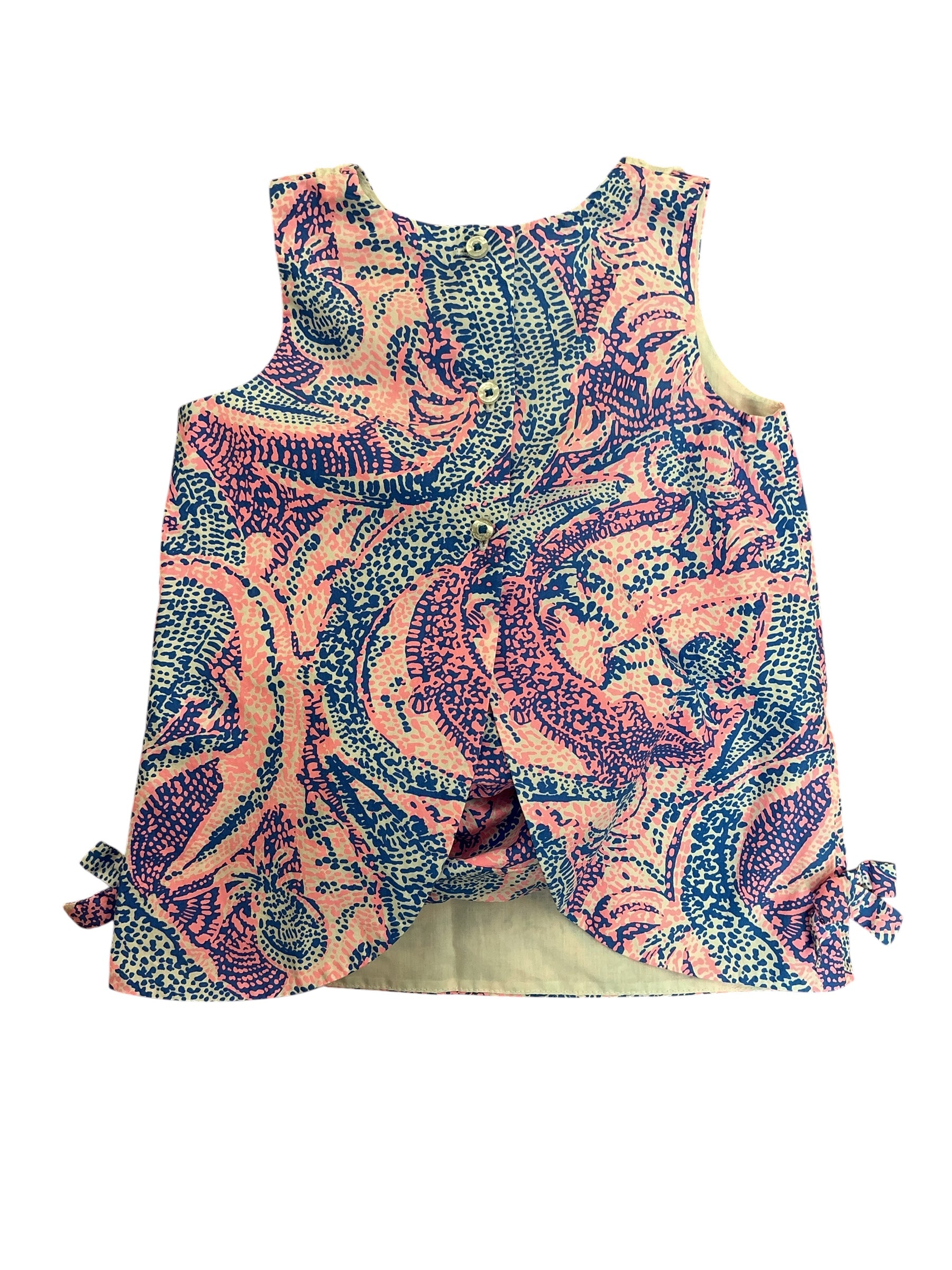 Lilly Pulitzer Kids Girls 2PC Set Classic Shift Dress Coastal Blue Maybe Gator - Size 18-24 MO